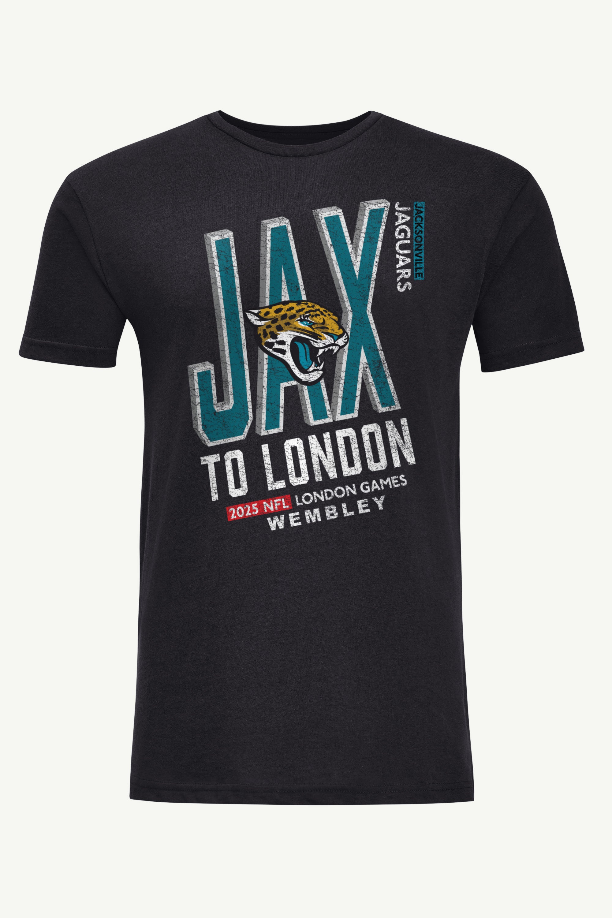 MENS JACKSONVILLE JAGUARS TO LONDON T SHIRT View 1 | NFL International Games