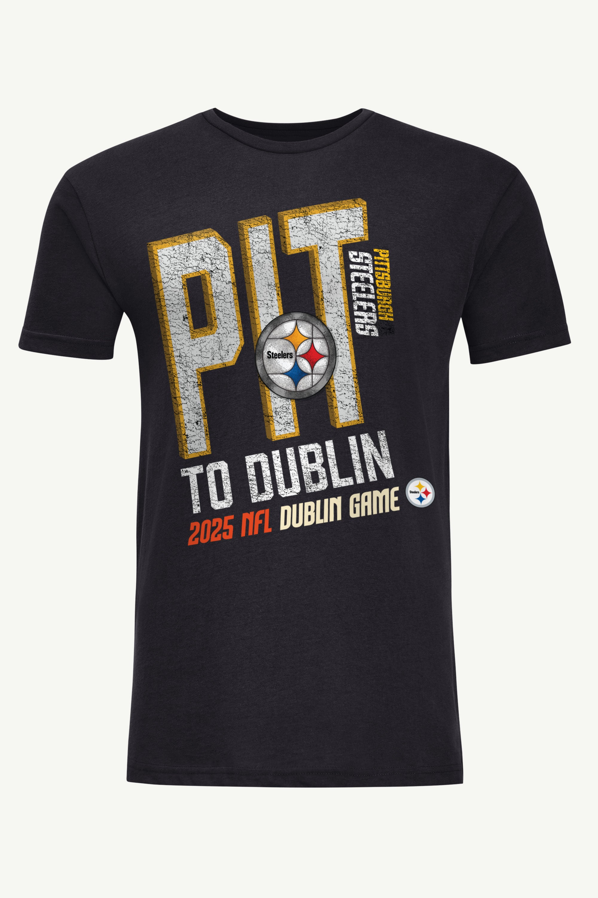 MENS PITTSBURGH STEELERS TO DUBLIN WE GO T SHIRT View 1 | NFL MENS PITTSBURGH STEELERS TO DUBLIN WE GO T SHIRT View 1 | NFL
