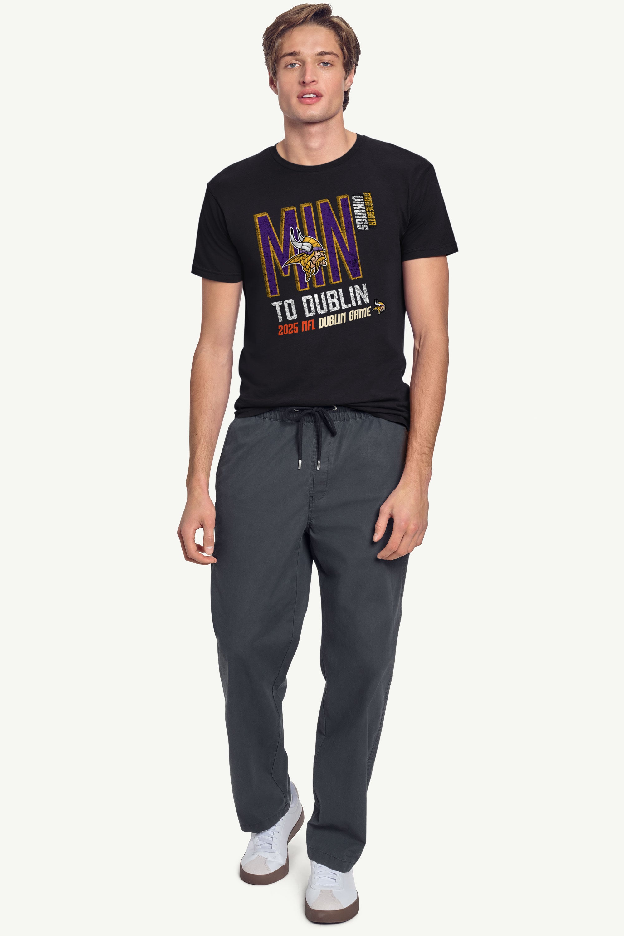 MENS MINNESOTA VIKINGS TO DUBLIN WE GO T SHIRT View 2
