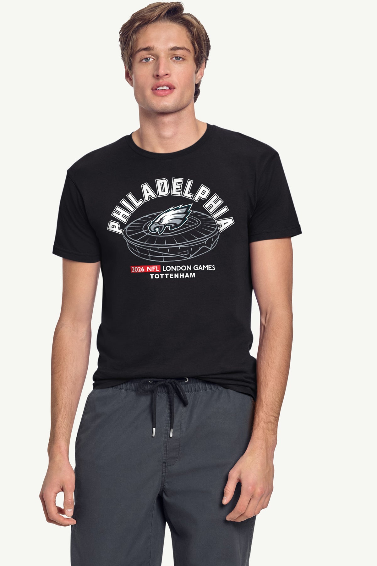 MENS PHILADELPHIA EAGLES LONDON STADIUM T SHIRT View 4