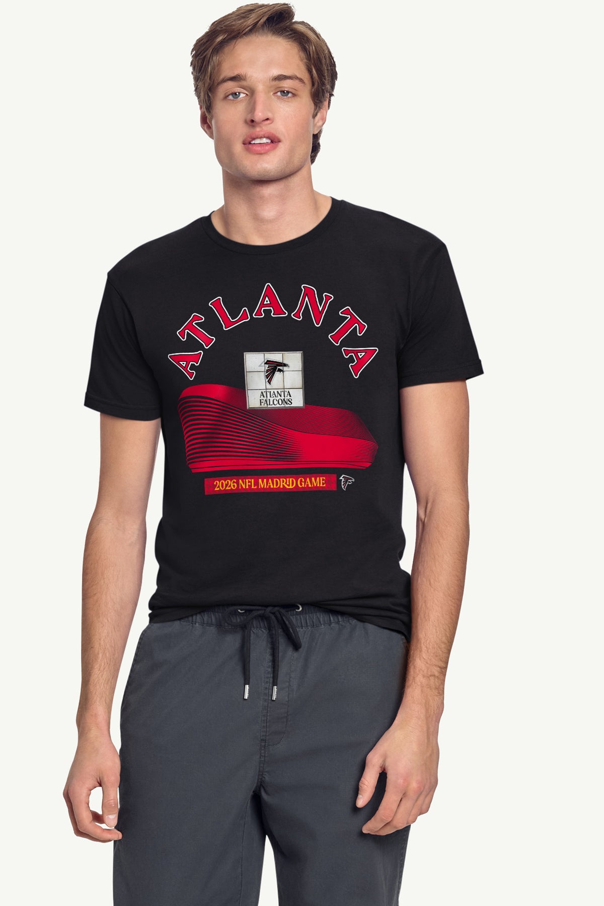 MENS ATLANTA FALCONS MADRID STADIUM T SHIRT View 4