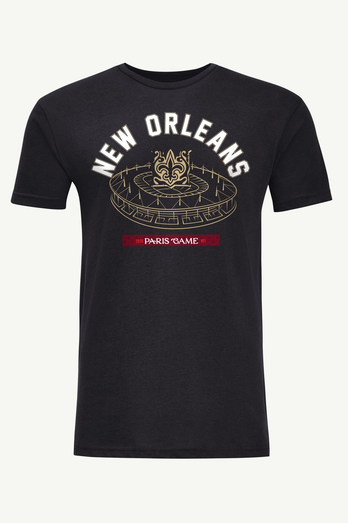 MENS NEW ORLEANS SAINTS PARIS STADIUM T SHIRT View 1