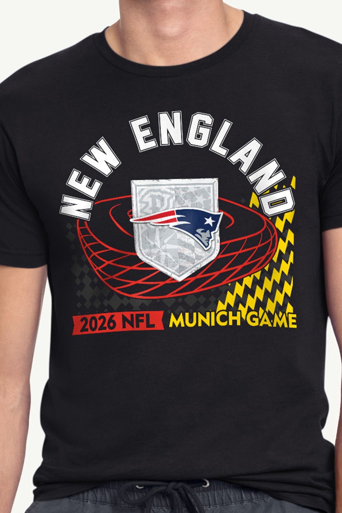 MENS NEW ENGLAND PATRIOTS MUNICH STADIUM T SHIRT View 2