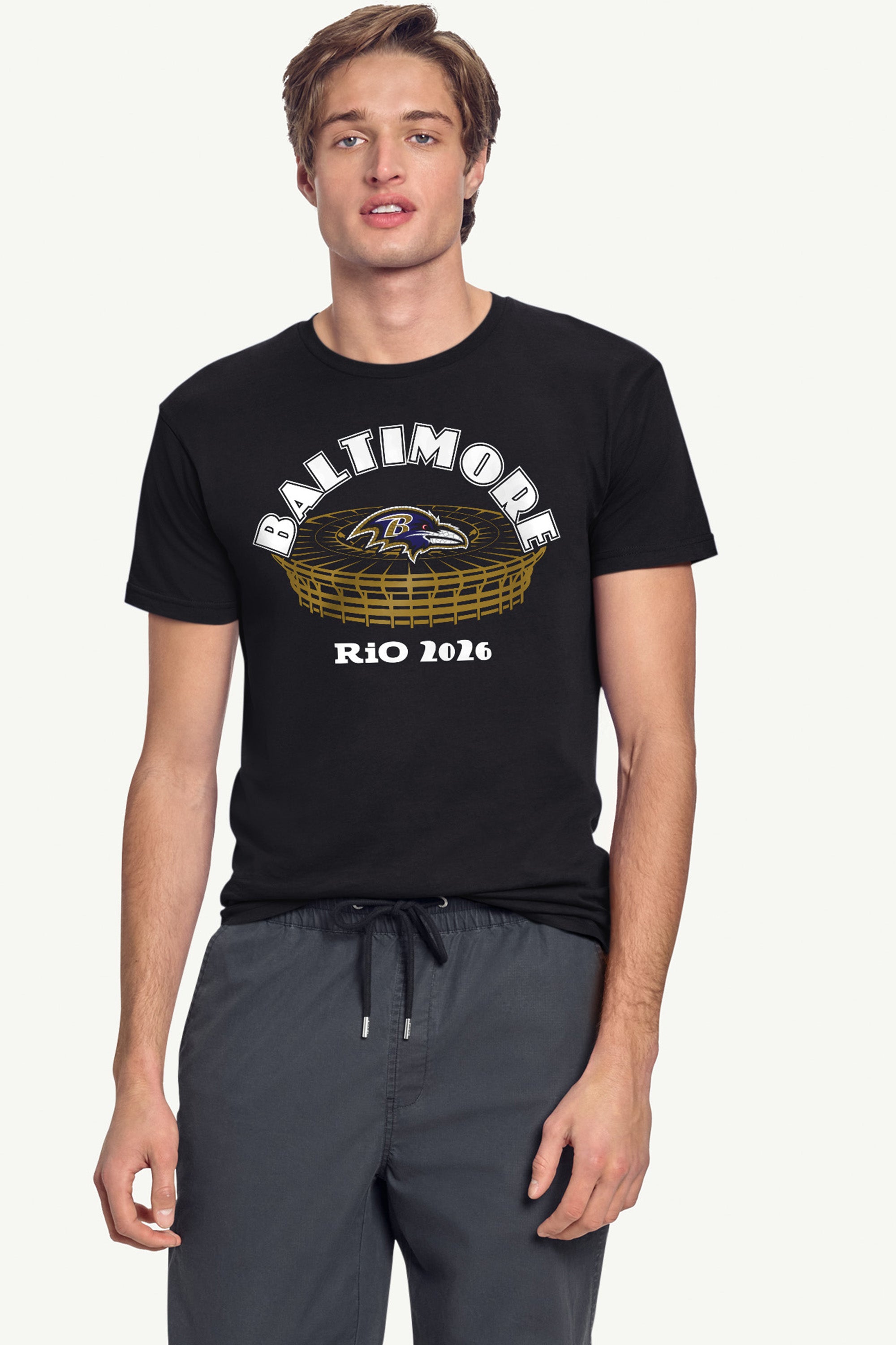 MENS BALTIMORE RAVENS RIO STADIUM T SHIRT View 4