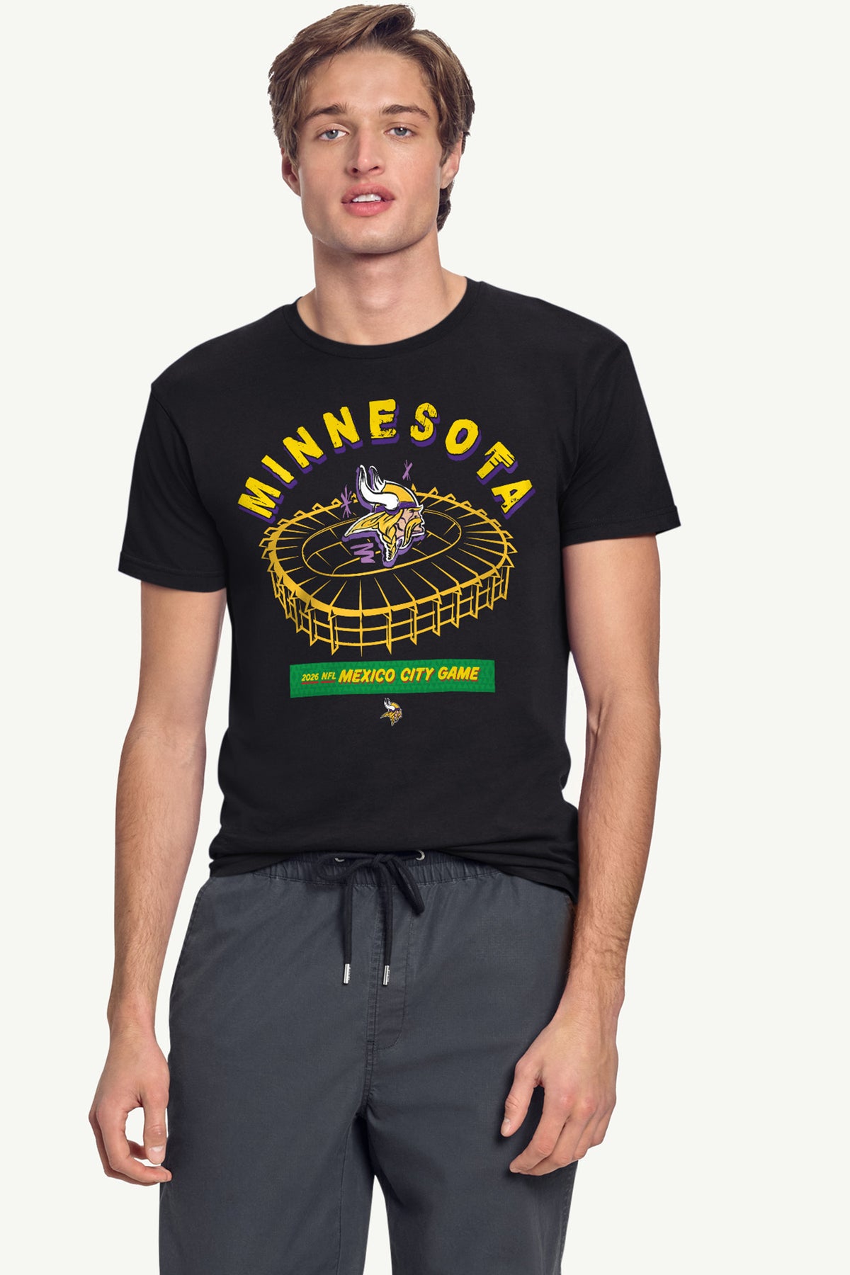MENS MINNESOTA VIKINGS MEXICO CITY STADIUM T SHIRT View 4