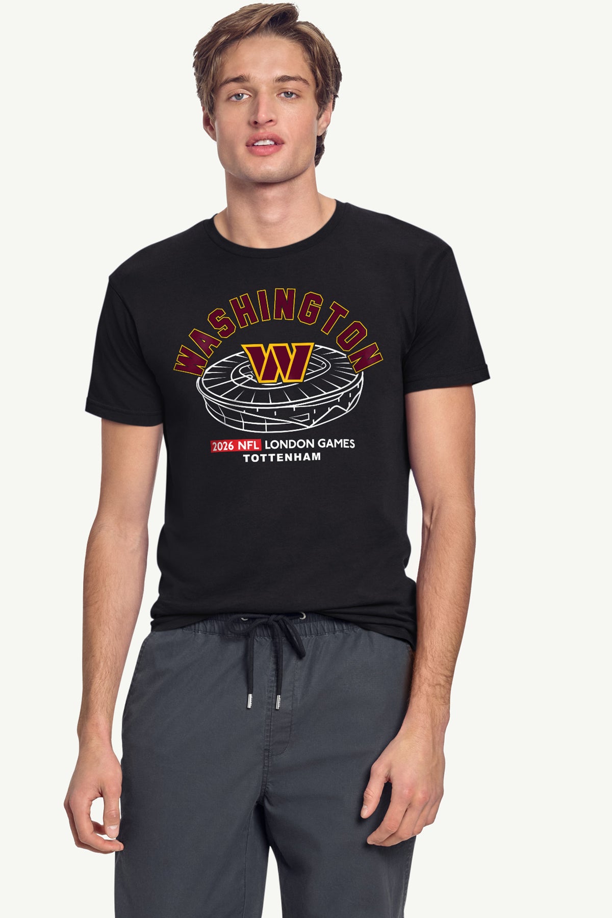 MENS WASHINGTON COMMANDERS LONDON STADIUM T SHIRT View 4
