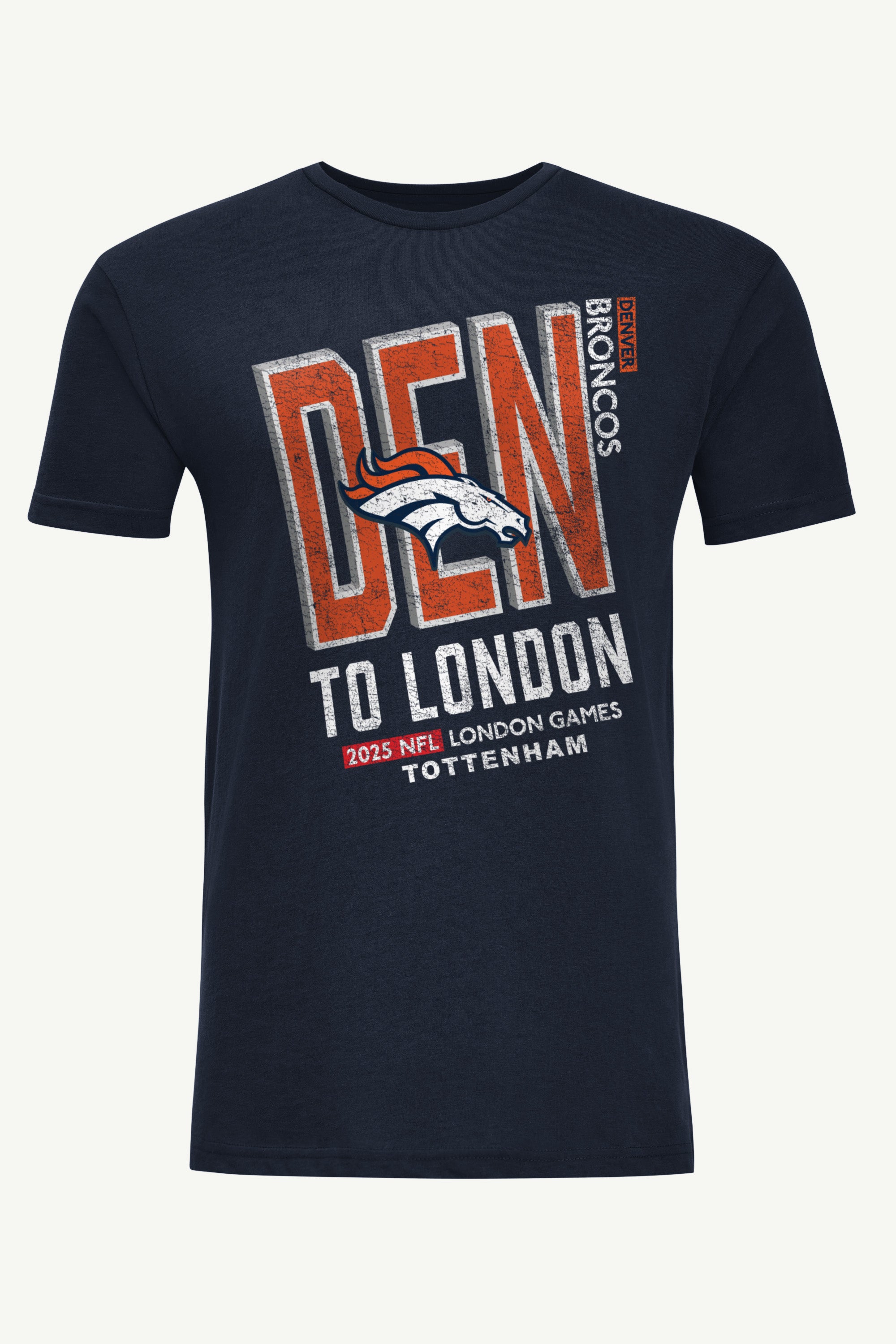 MENS DENVER BRONCOS TO LONDON GAMES T SHIRT View 1 | DTG