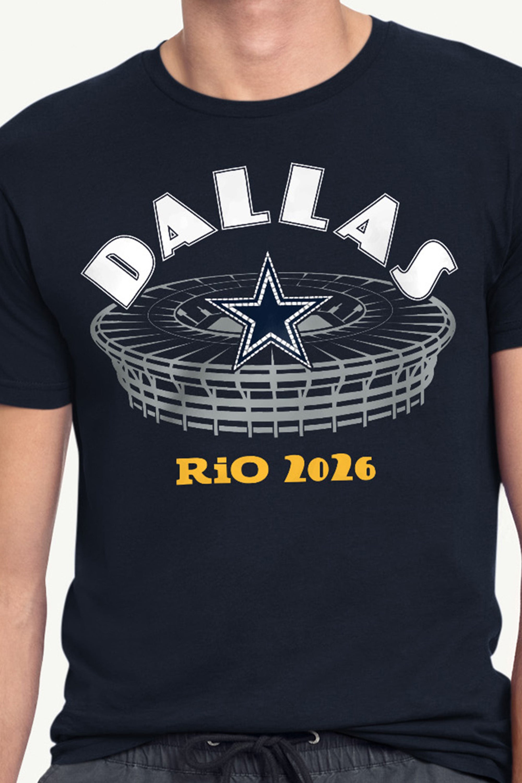 MENS DALLAS COWBOYS RIO STADIUM T SHIRT View 2