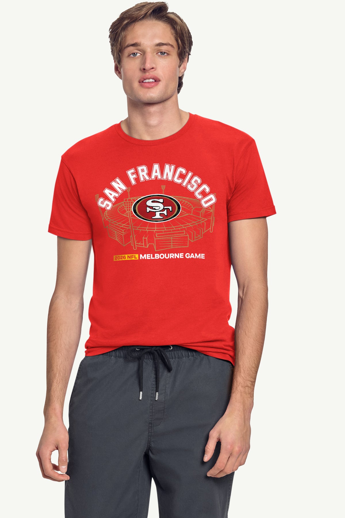 MENS SAN FRANCISCO 49ERS MELBOURNE STADIUM T SHIRT View 4