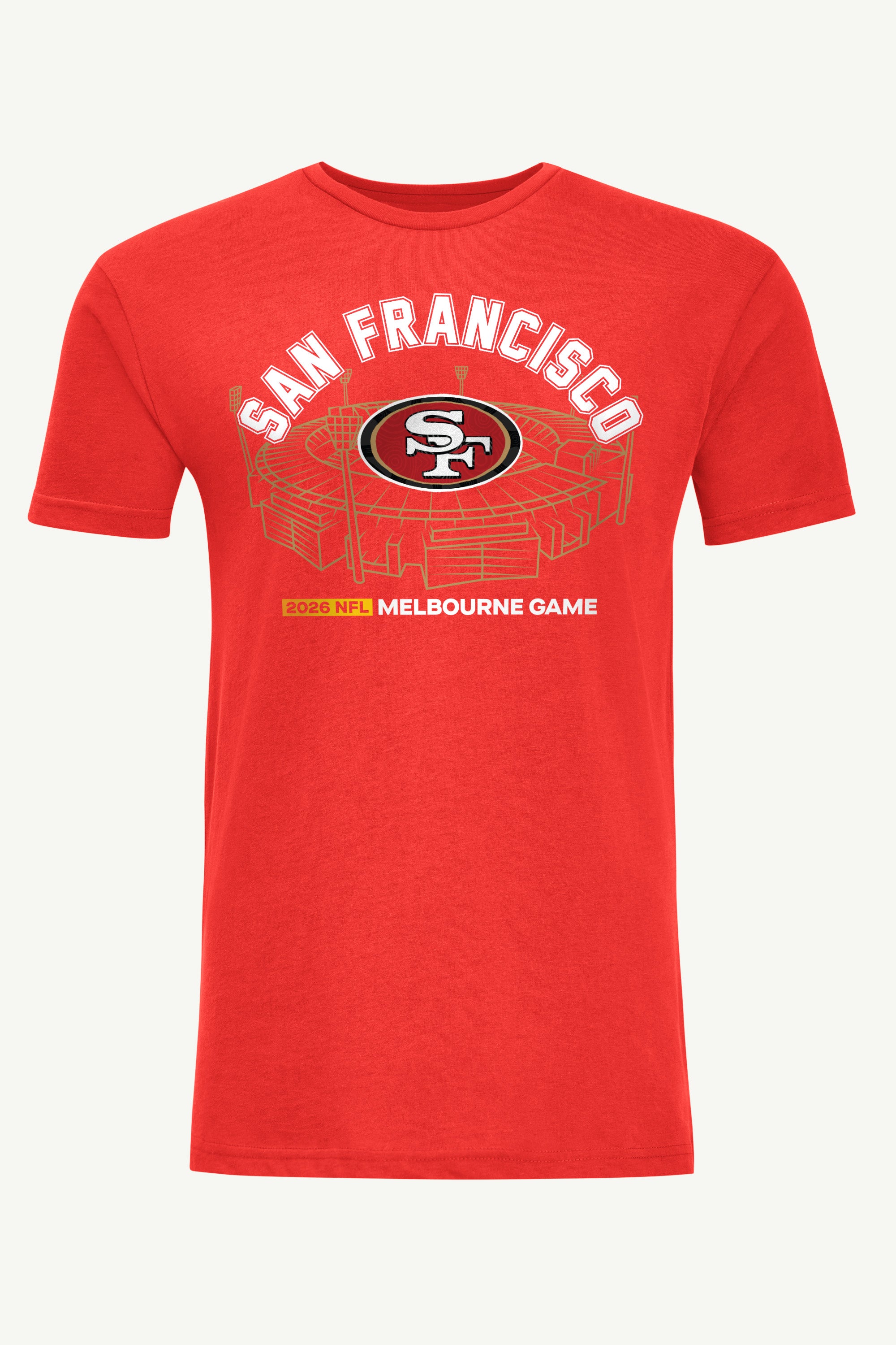 MENS SAN FRANCISCO 49ERS MELBOURNE STADIUM T SHIRT View 1