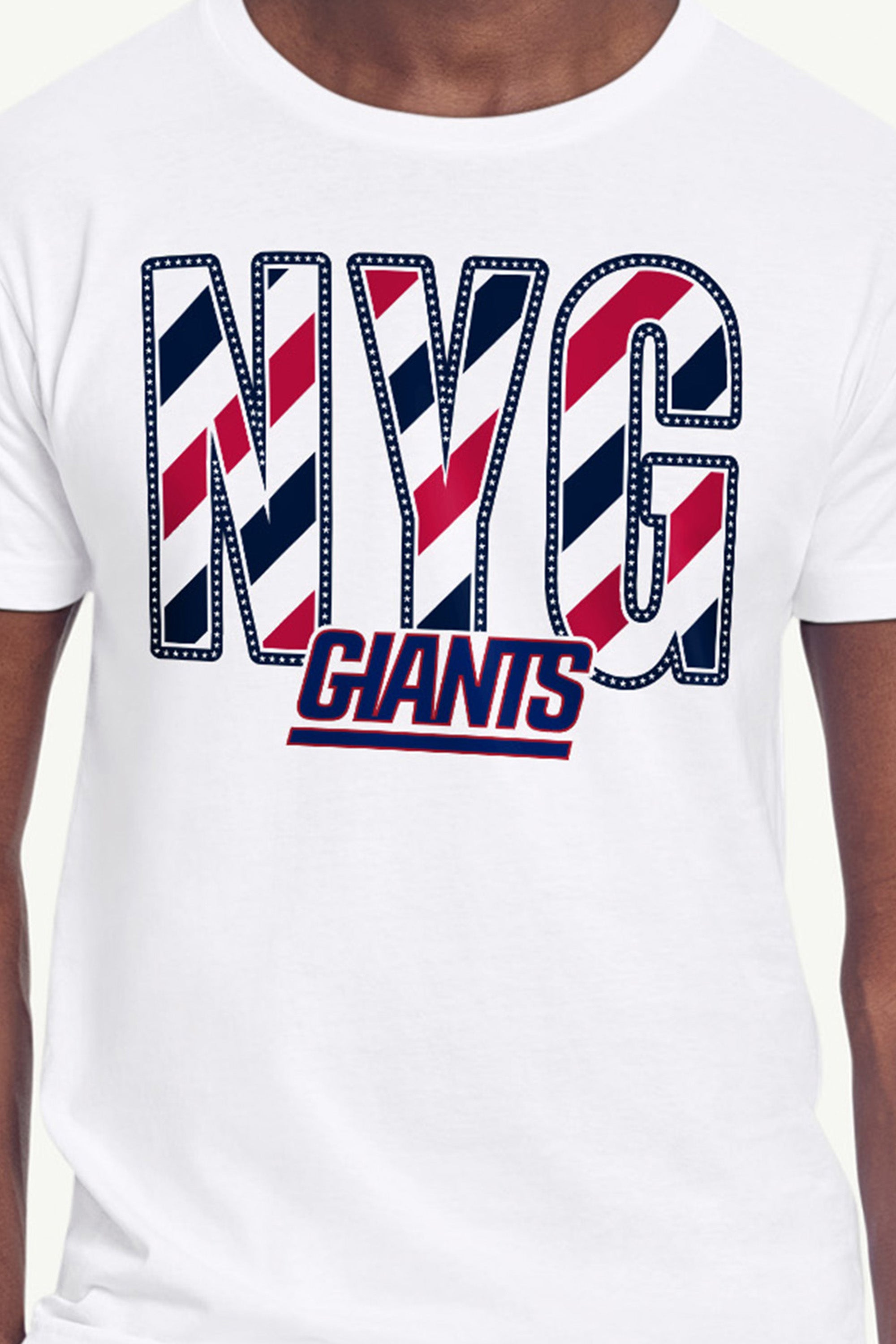 MENS NEW YORK GIANTS STARS AND STRIPES T SHIRT View 2