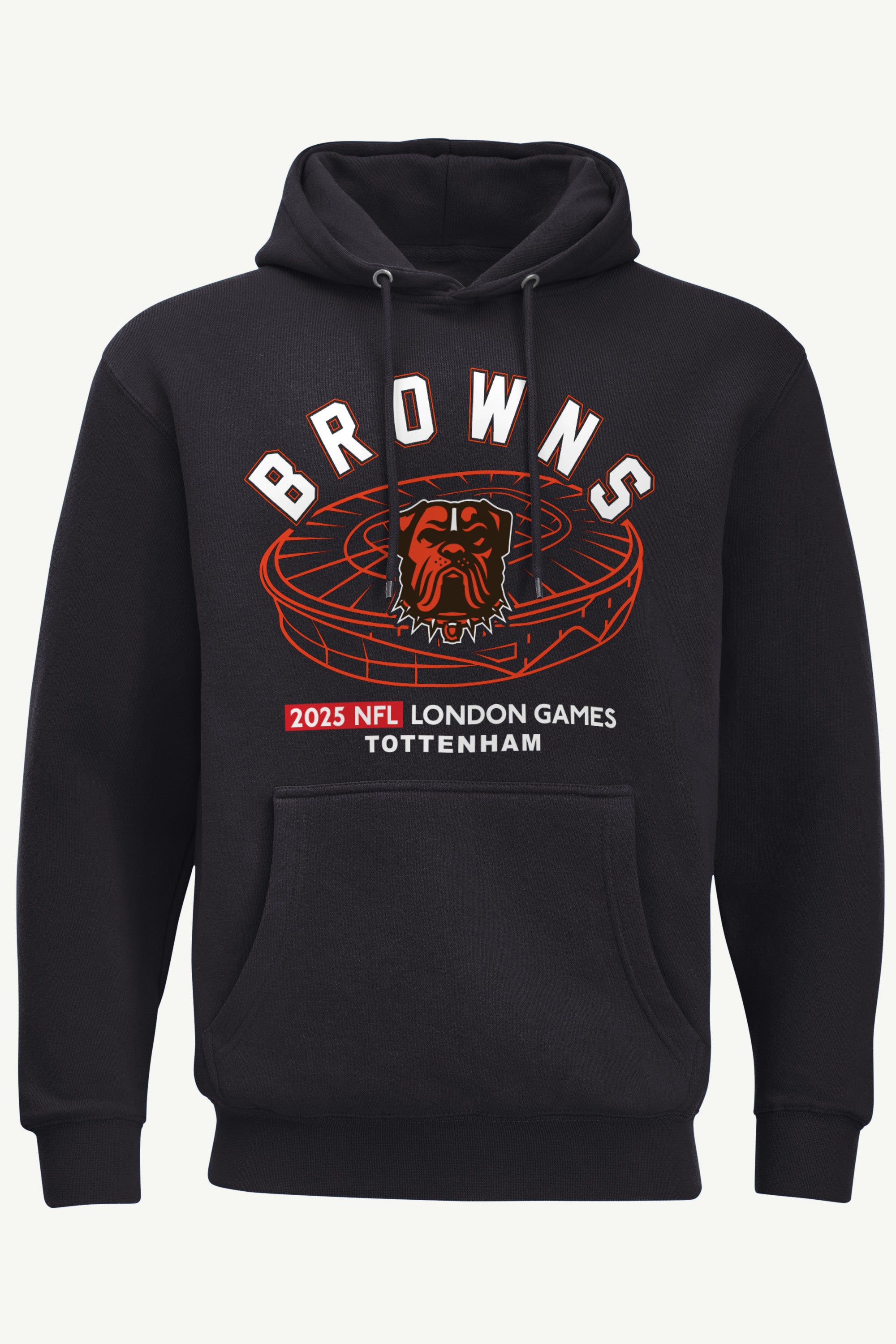 MENS CLEVELAND BROWNS LONDON STADIUM HOODIE View 1 | NFL International Games