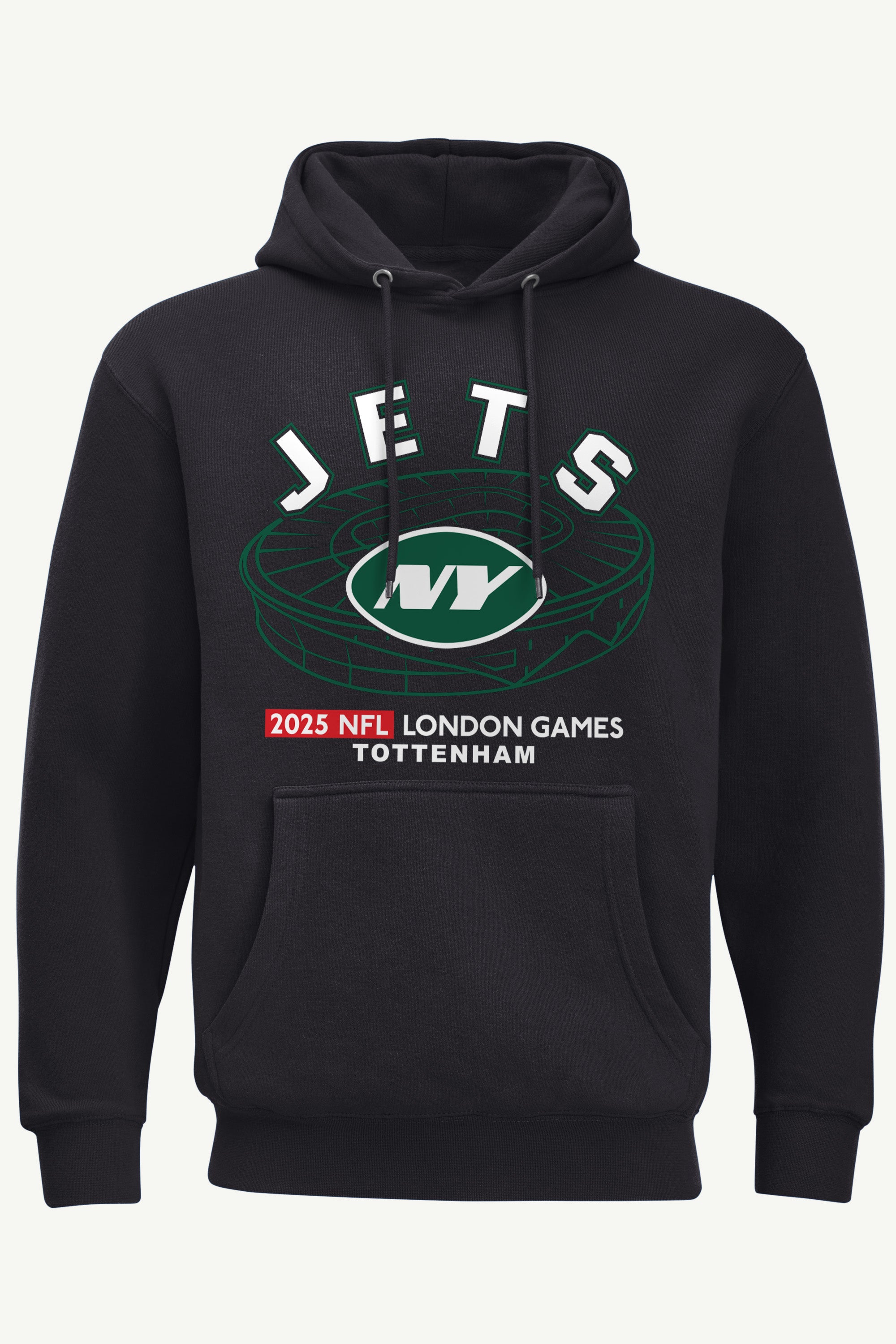 MENS NEW YORK JETS LONDON GAMES HOODIE View 1 | DTG