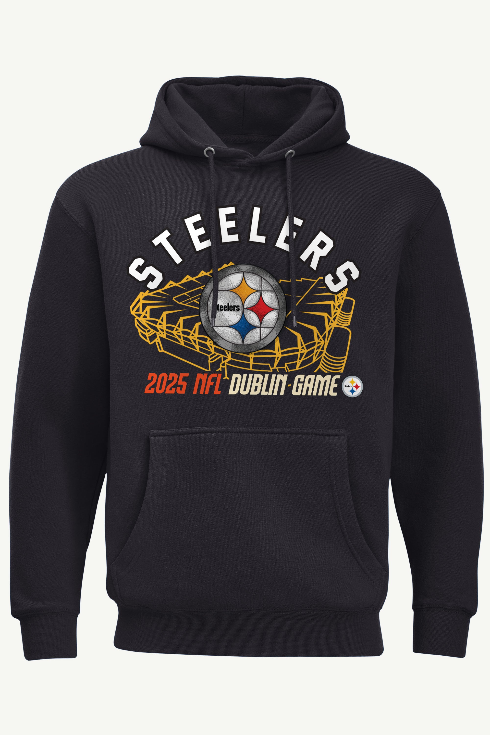 MENS PITTSBURGH STEELERS CROKE PARK HOODIE View 1 | NFL MENS PITTSBURGH STEELERS CROKE PARK HOODIE View 1 | NFL