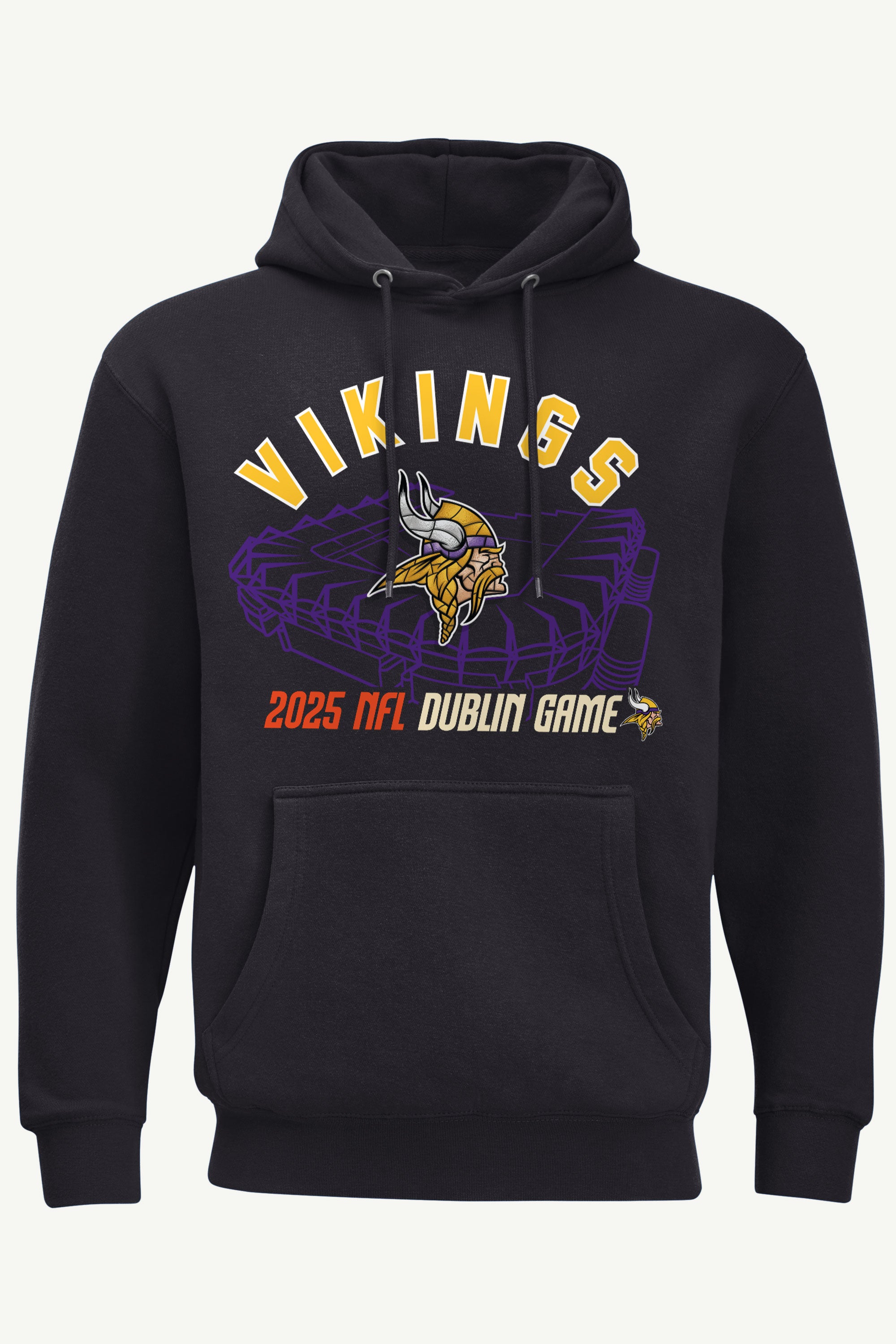 MENS MINNESOTA VIKINGS CROKE PARK HOODIE View 1