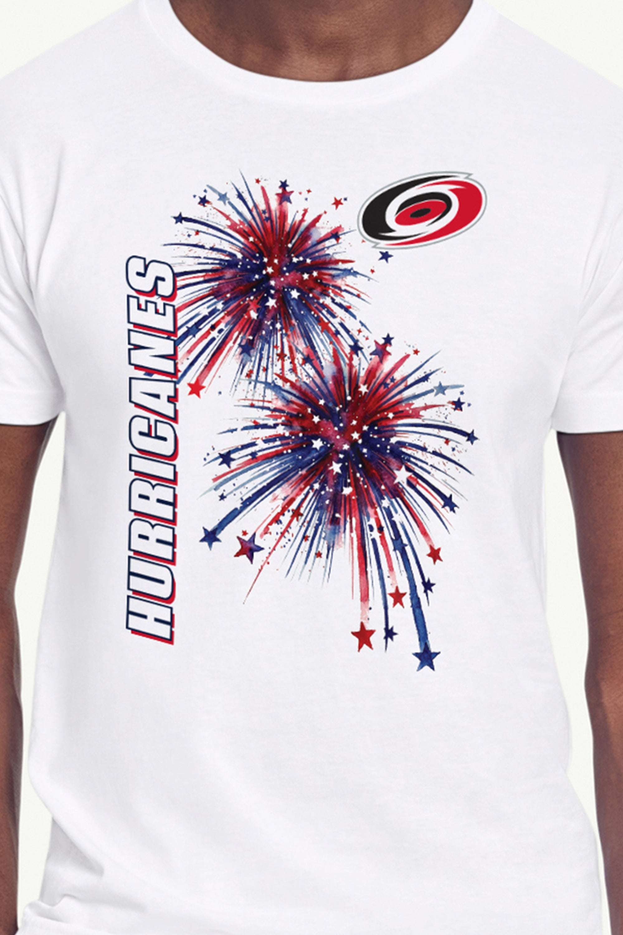 MENS CAROLINA HURRICANES AMERICAN SPARKS SHORT SLEEVE T SHIRT View 4