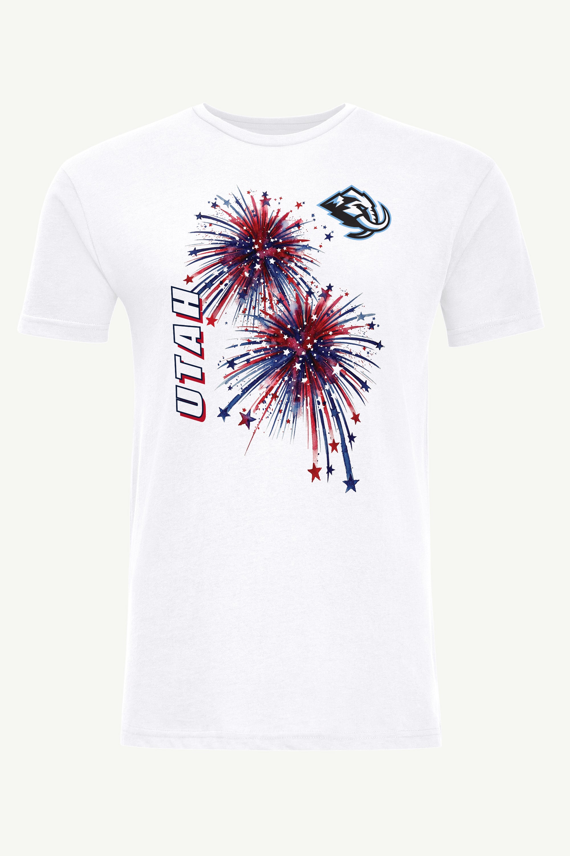 MENS UTAH MAMMOTH AMERICAN SPARKS SHORT SLEEVE T SHIRT View 1