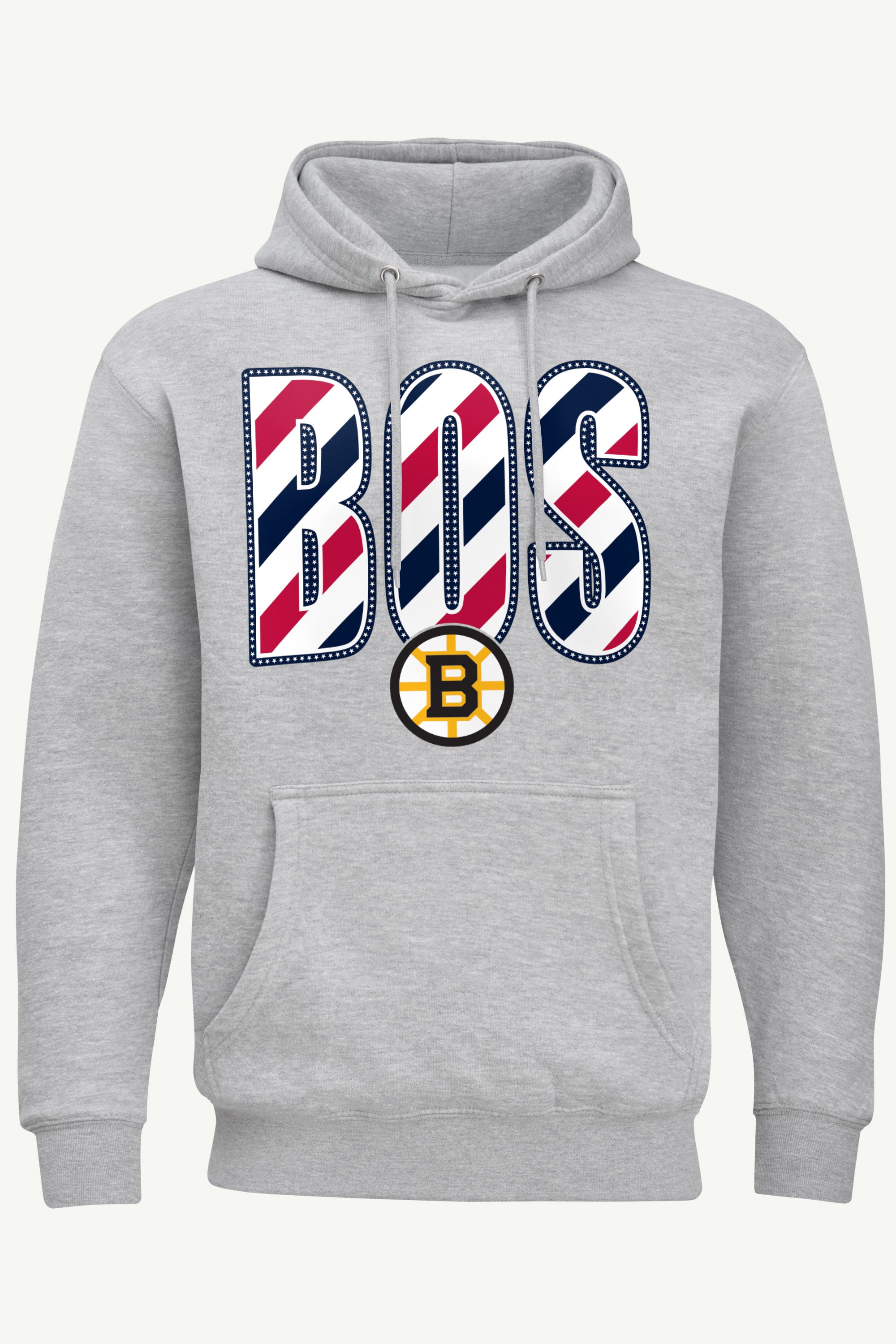 MENS BOSTON BRUINS STARS AND STRIPES HOODIE View 1