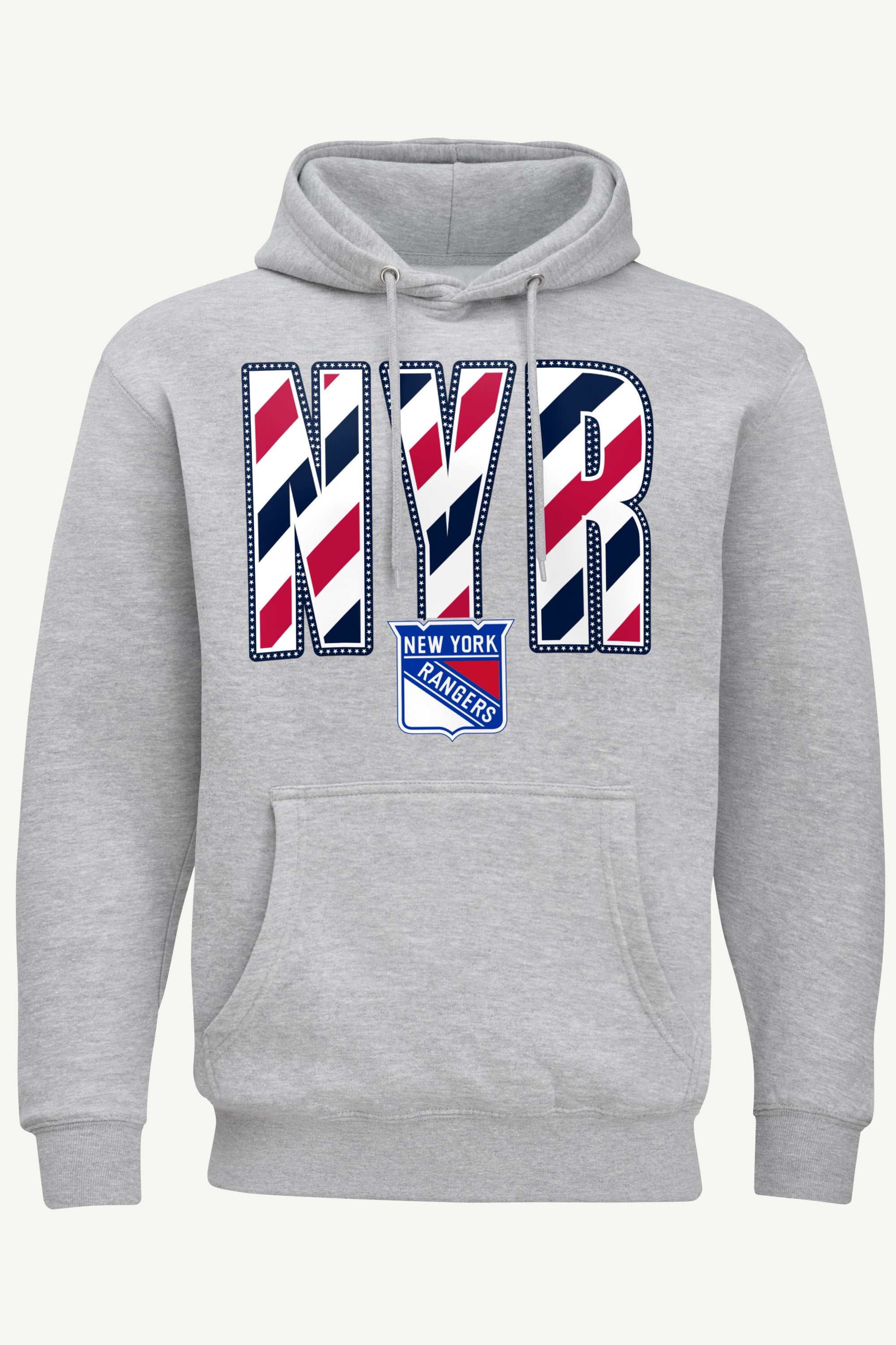 MENS NEW YORK RANGERS STARS AND STRIPES HOODIE View 1