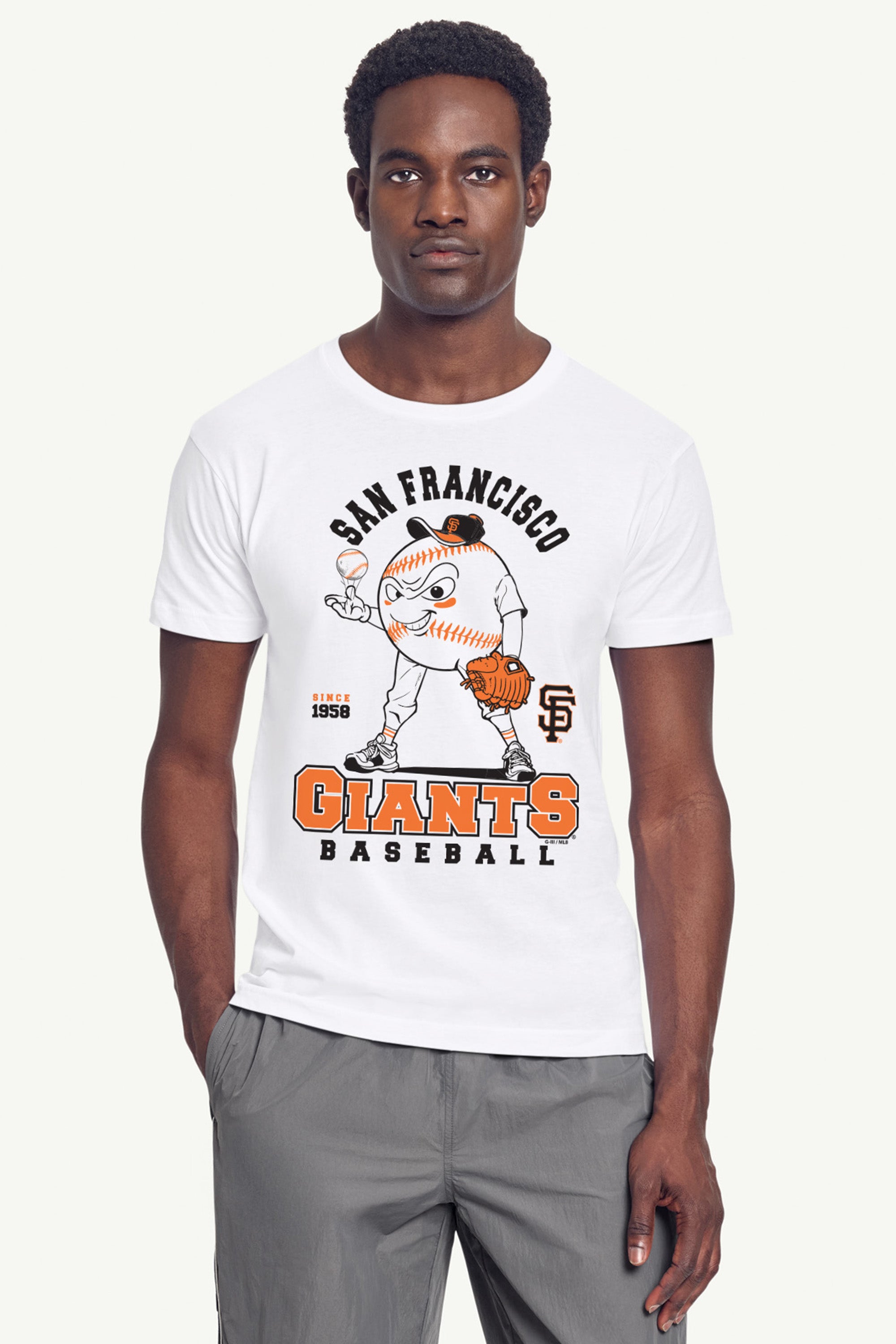MENS SAN FRANCISCO GIANTS BASEBALL CHARACTER SHORT SLEEVE T SHIRT View 3
