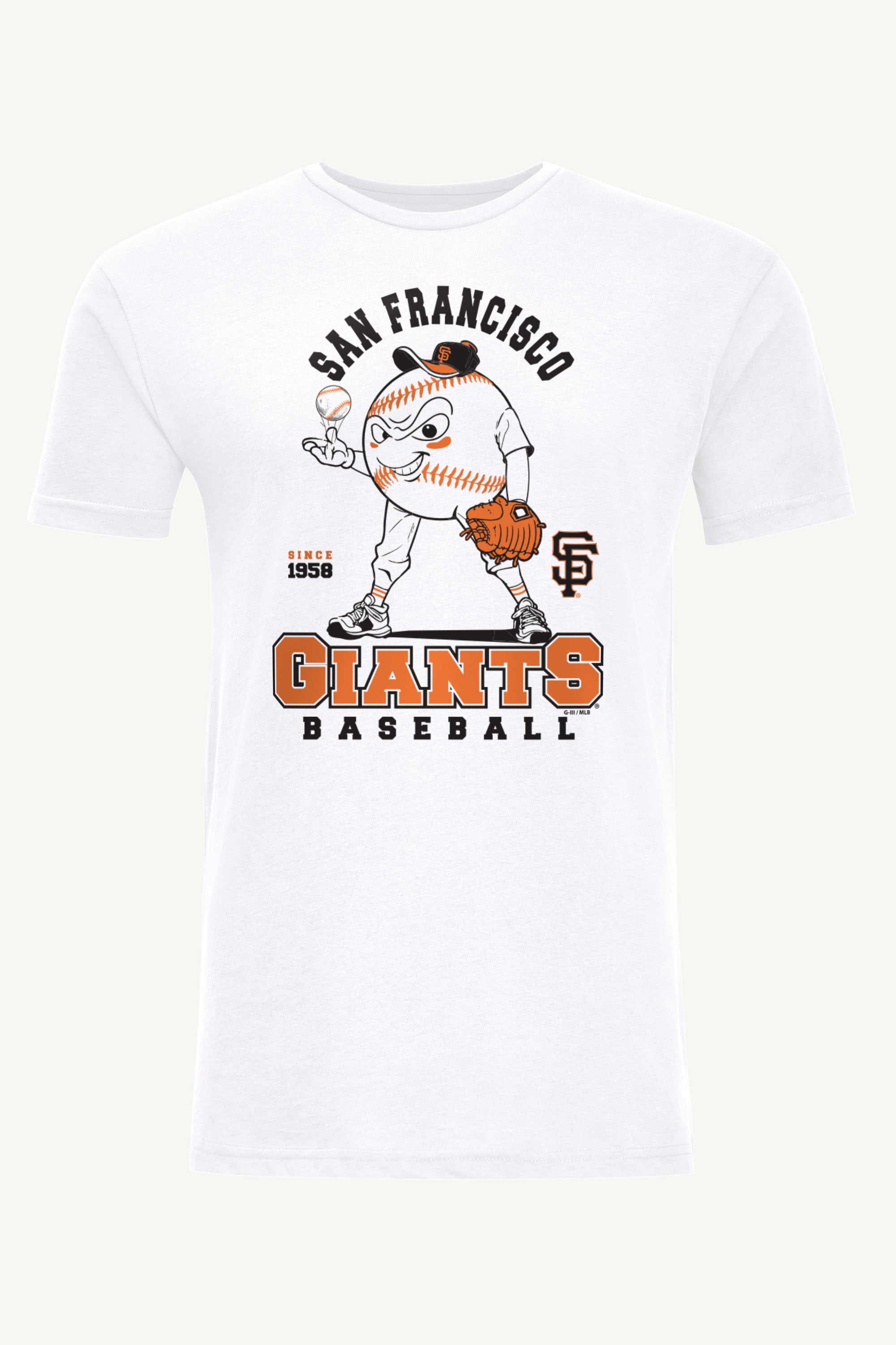 MENS SAN FRANCISCO GIANTS BASEBALL CHARACTER SHORT SLEEVE T SHIRT View 1