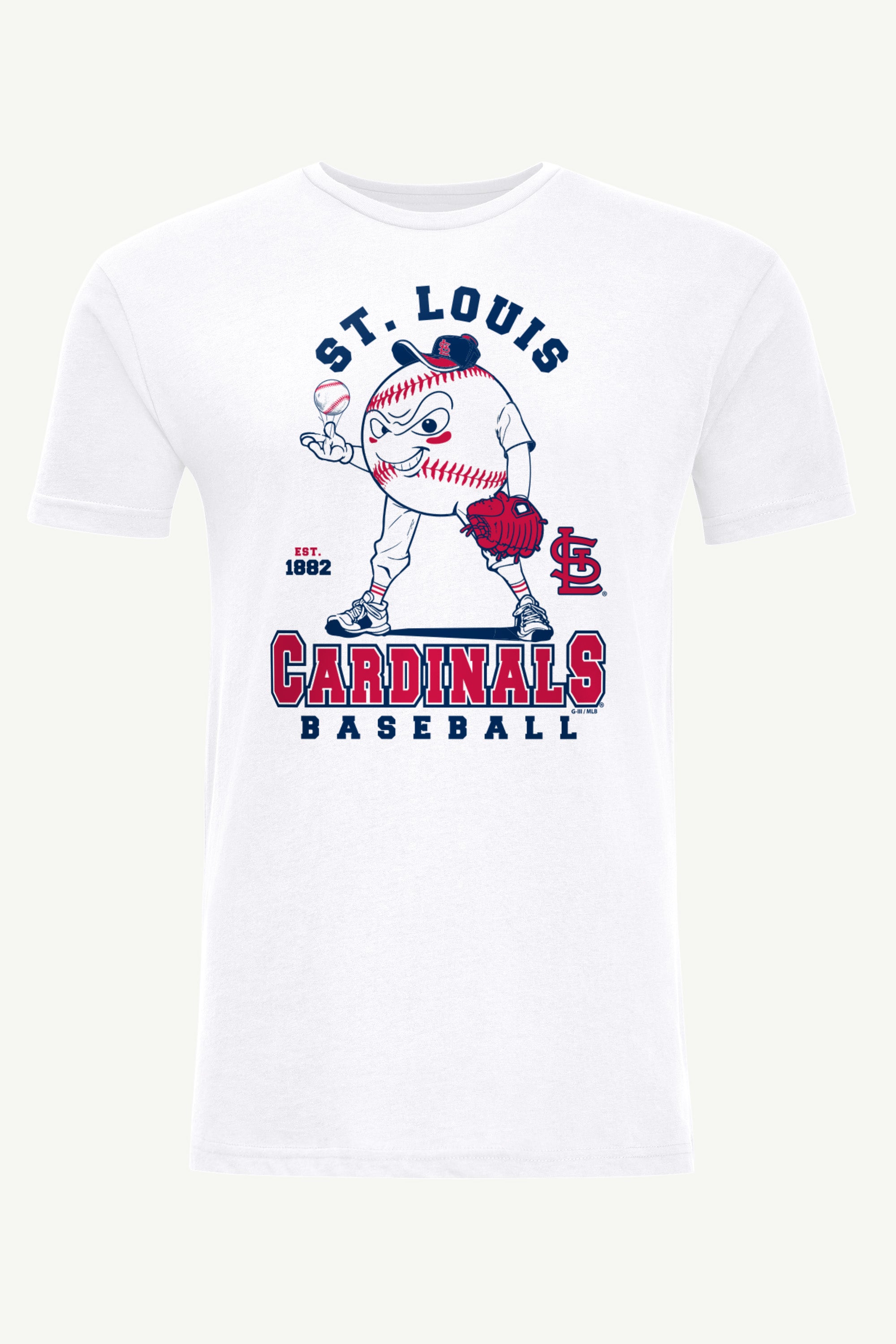 MENS ST. LOUIS CARDINALS  BASEBALL CHARACTER SHORT SLEEVE T SHIRT View 1