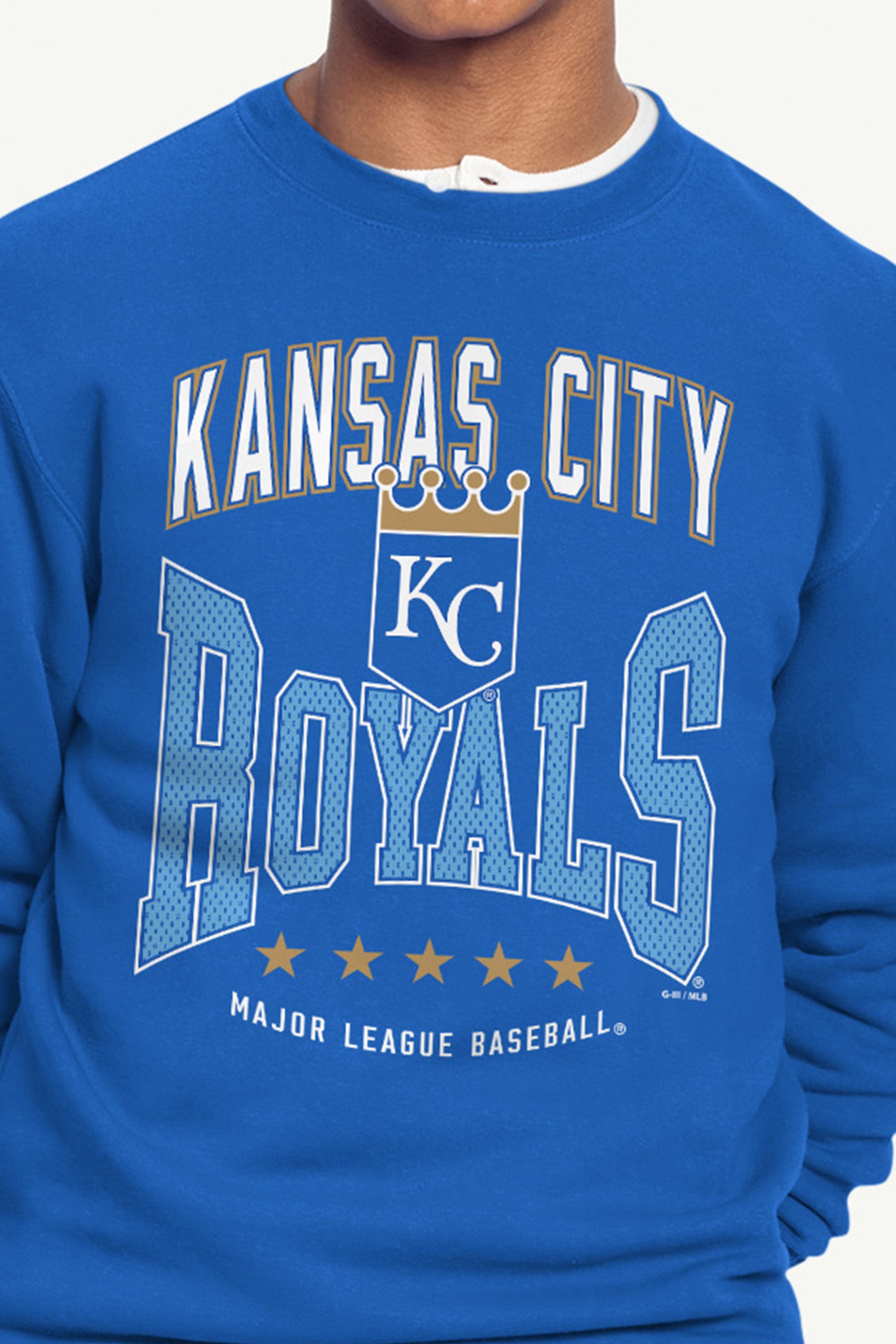 MENS KANSAS CITY ROYALS CENTER SQUEEZE SWEATSHIRT View 4 | Kansas City Royals