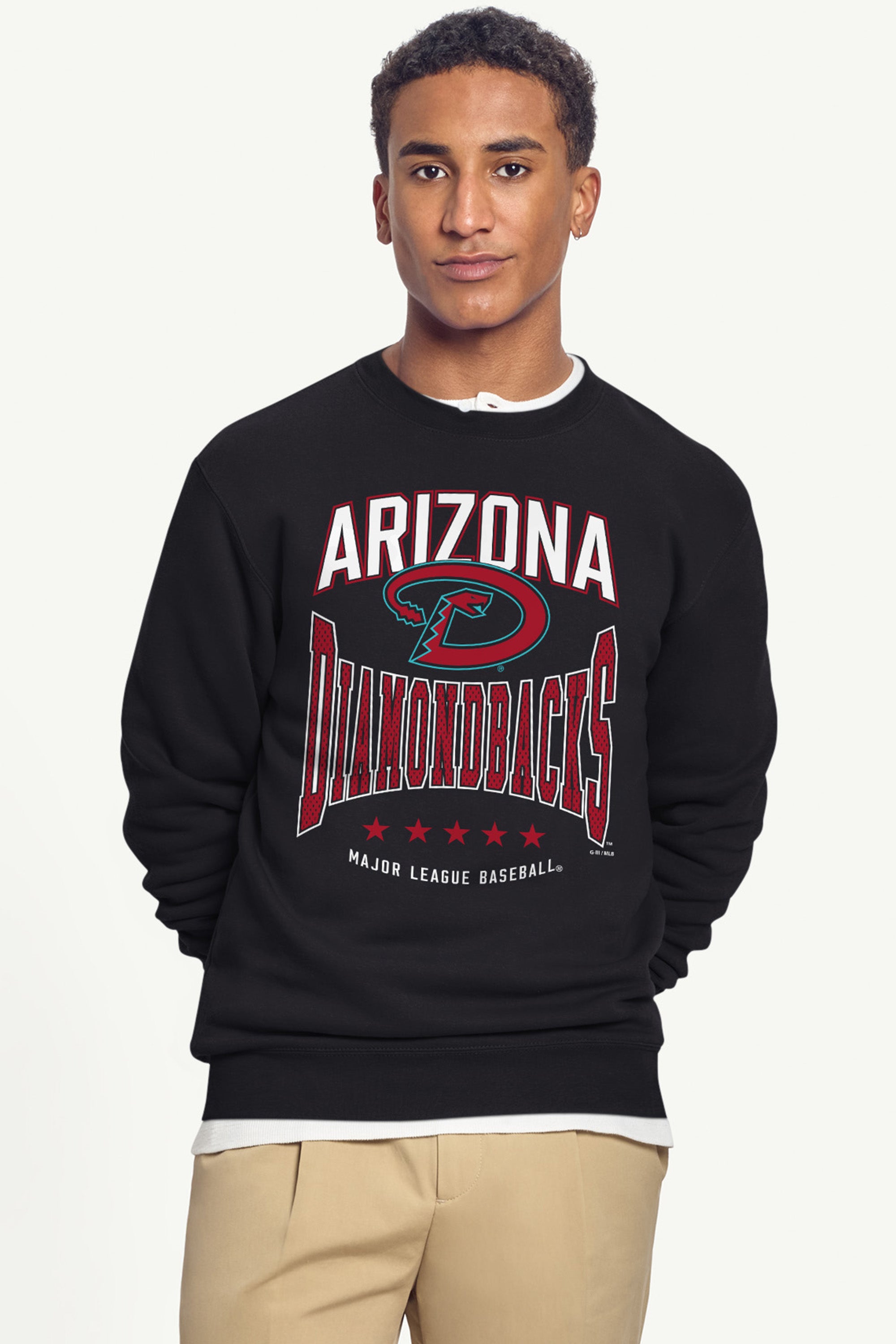 MENS ARIZONA DIAMONDBACKS CENTER SQUEEZE SWEATSHIRT View 3