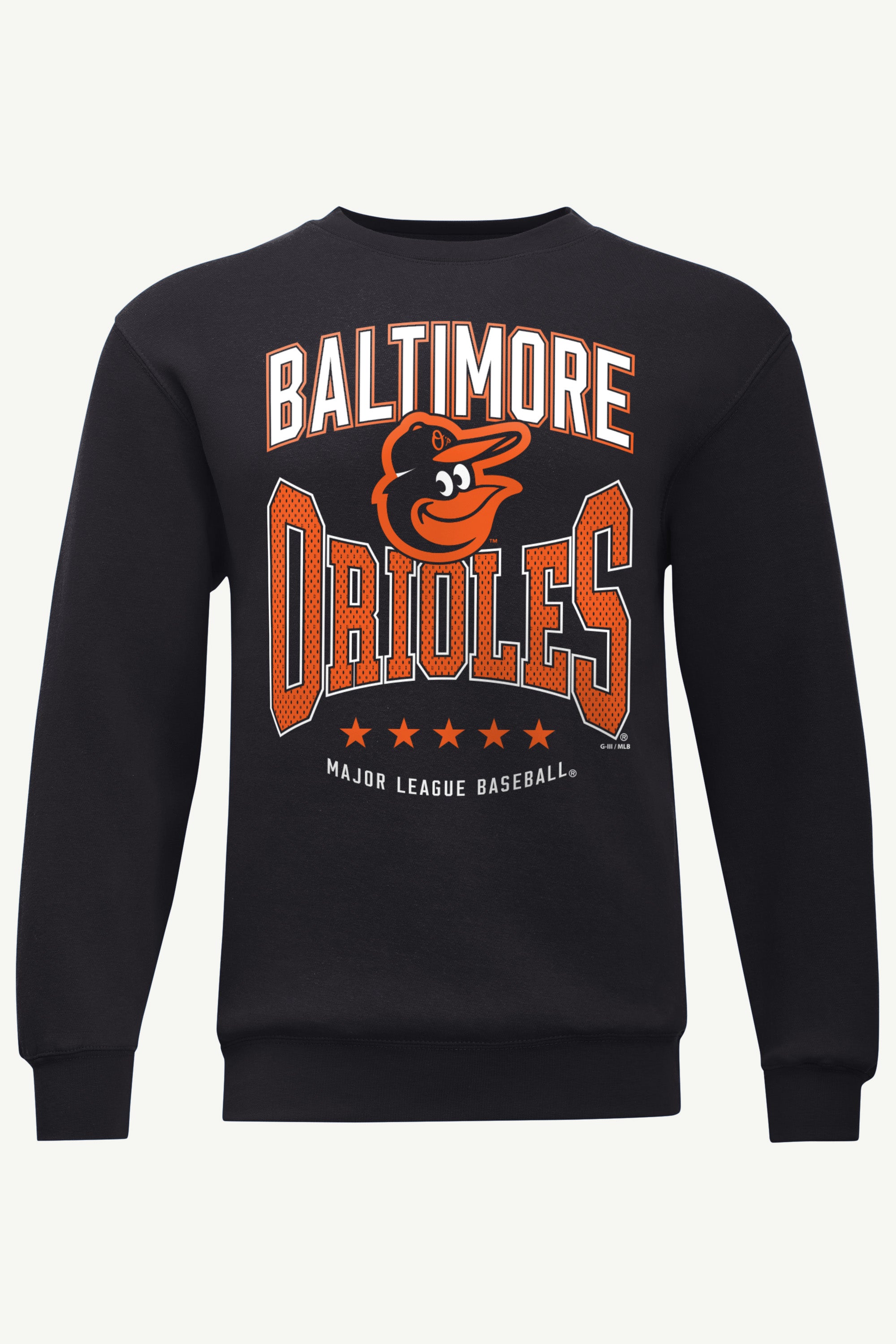 MENS BALTIMORE ORIOLES CENTER SQUEEZE SWEATSHIRT View 1 | Men's T-Shirts