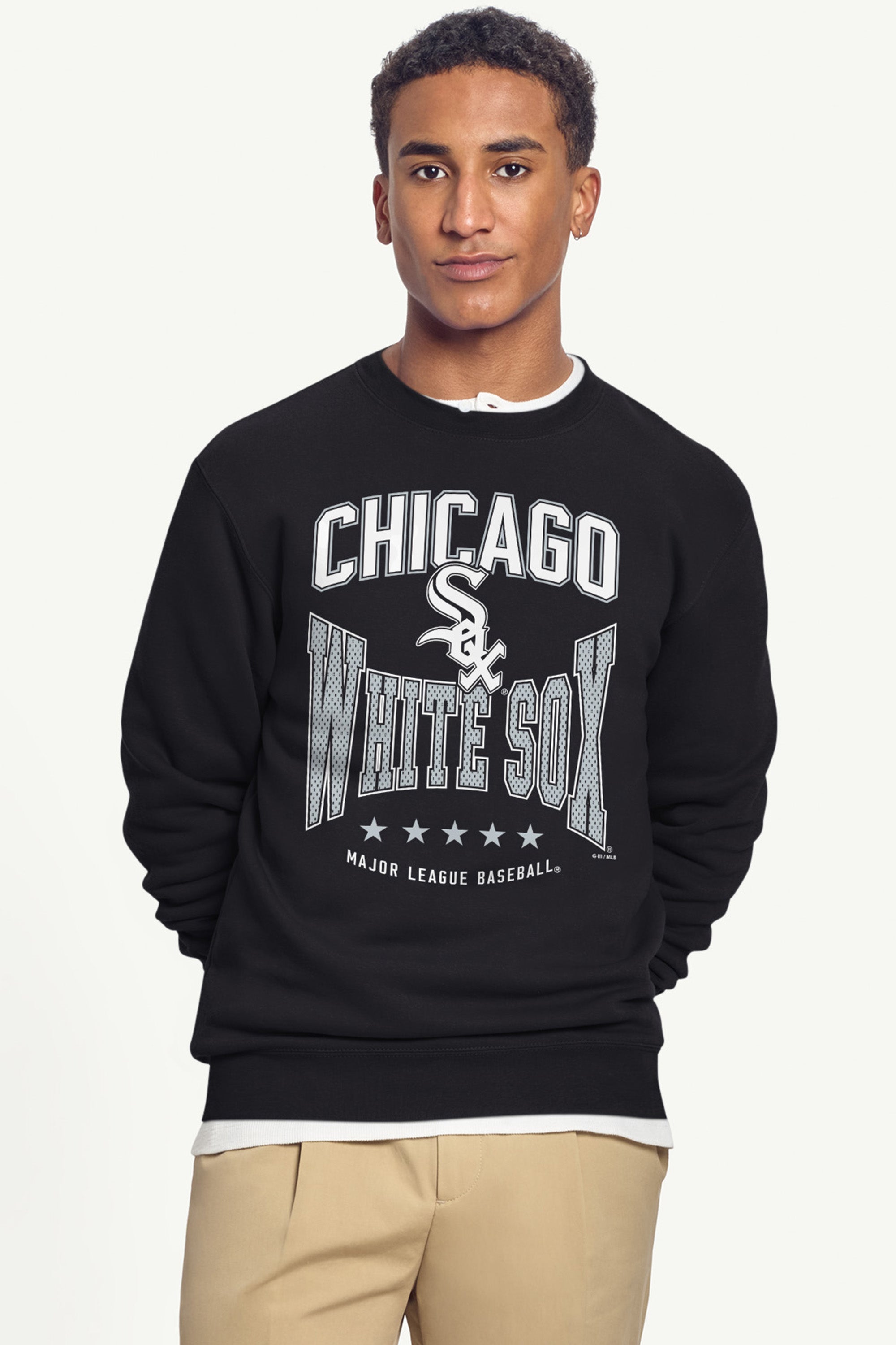 MENS CHICAGO WHITE SOX CENTER SQUEEZE SWEATSHIRT View 3 | New Arrivals