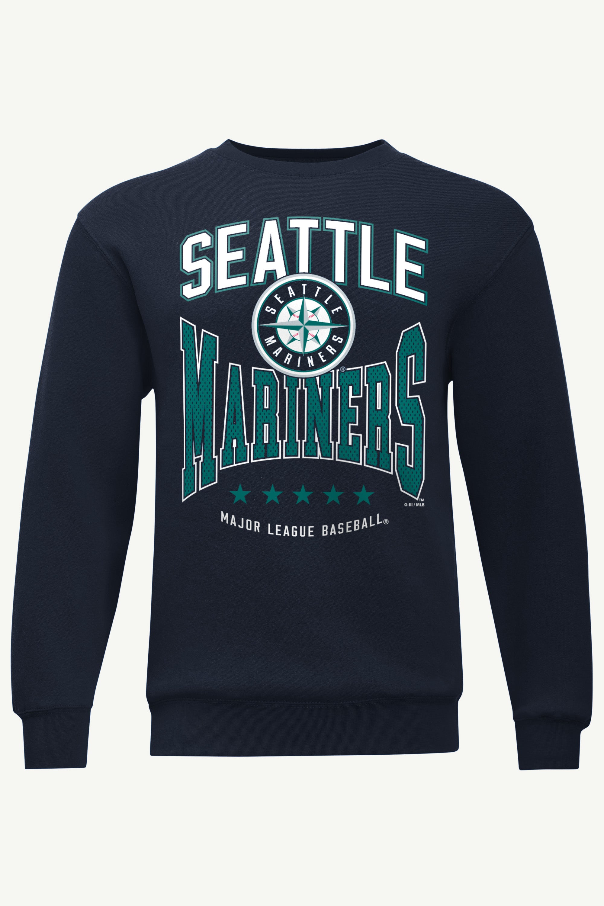 MENS SEATTLE MARINERS CENTER SQUEEZE SWEATSHIRT View 1