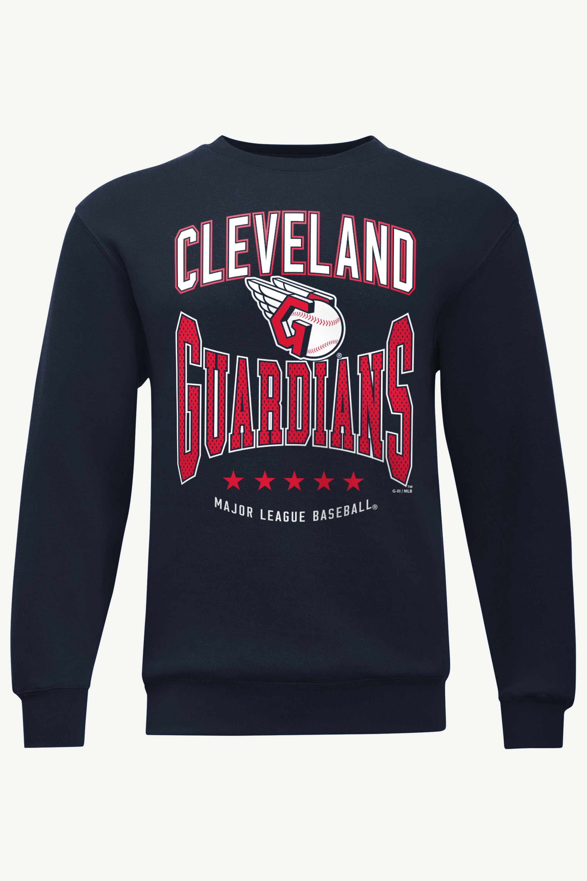 MENS CLEVELAND GUARDIANS CENTER SQUEEZE SWEATSHIRT View 1