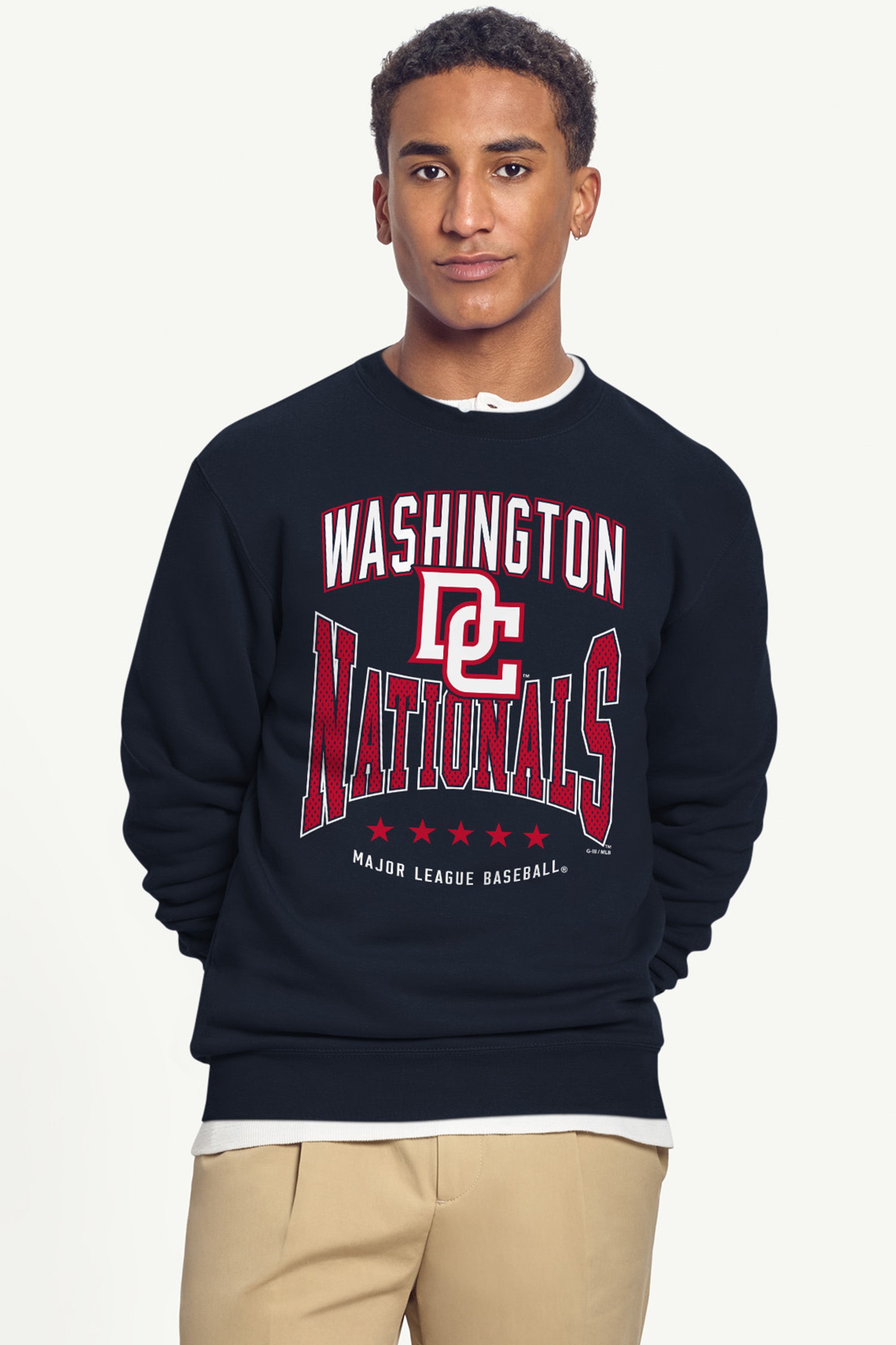 MENS WASHINGTON NATIONALS CENTER SQUEEZE SWEATSHIRT View 3