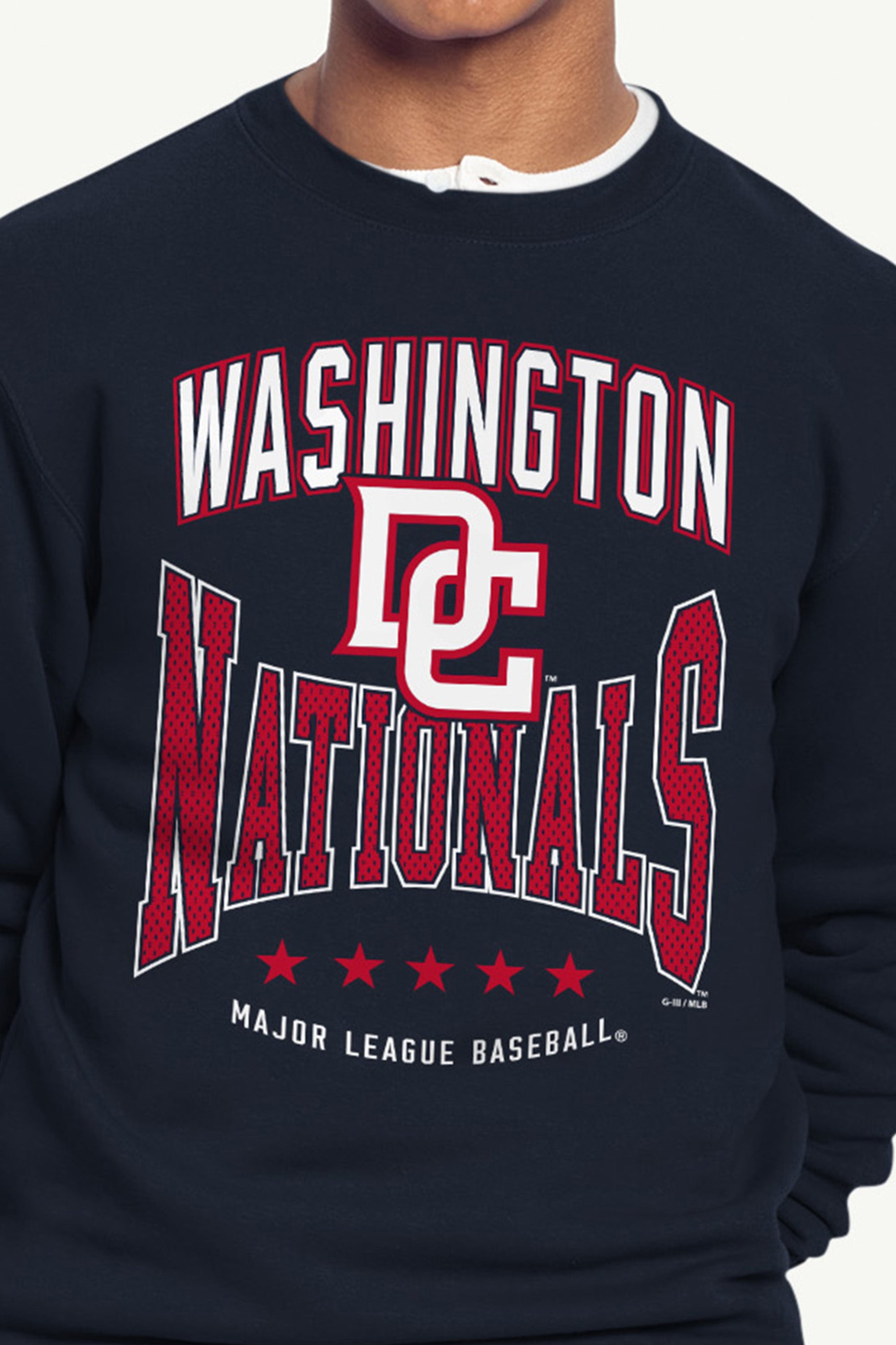 MENS WASHINGTON NATIONALS CENTER SQUEEZE SWEATSHIRT View 4