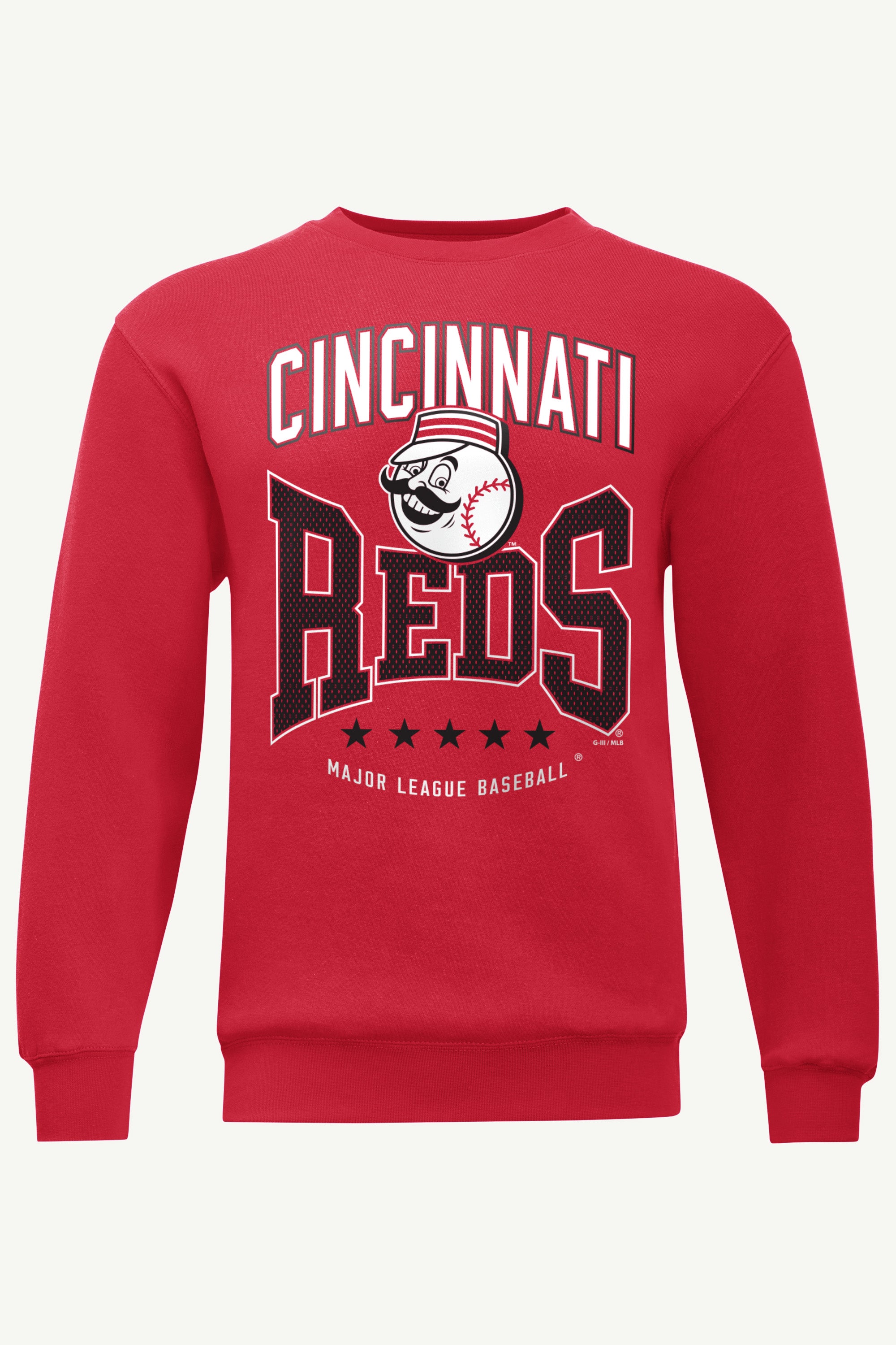 MENS CINCINNATI REDS CENTER SQUEEZE SWEATSHIRT View 1