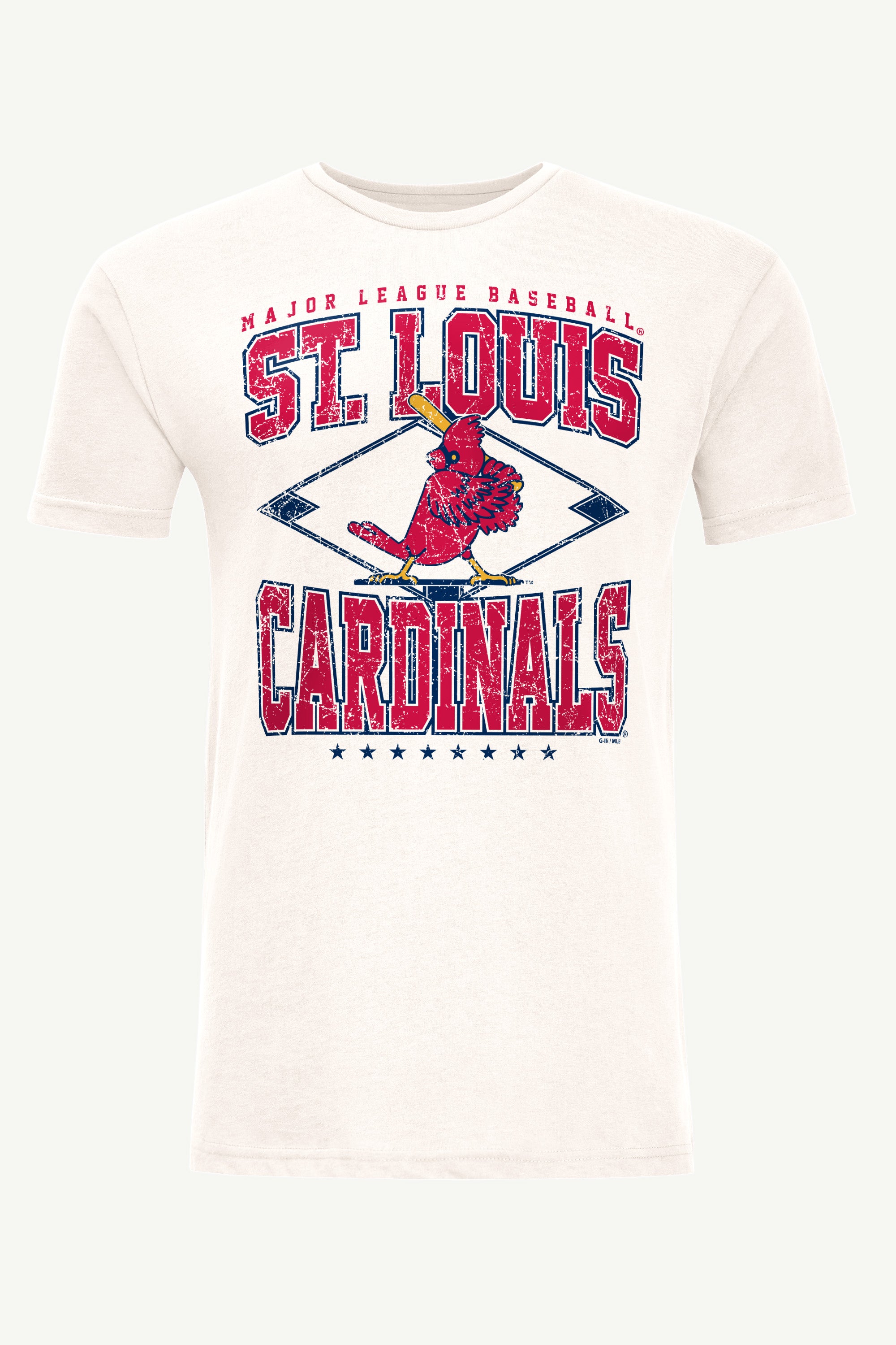 MENS ST. LOUIS CARDINALS DISTRESSED COOPERSTOWN DIAMOND SHORT SLEEVE T SHIRT View 1 | Men's New Arrivals