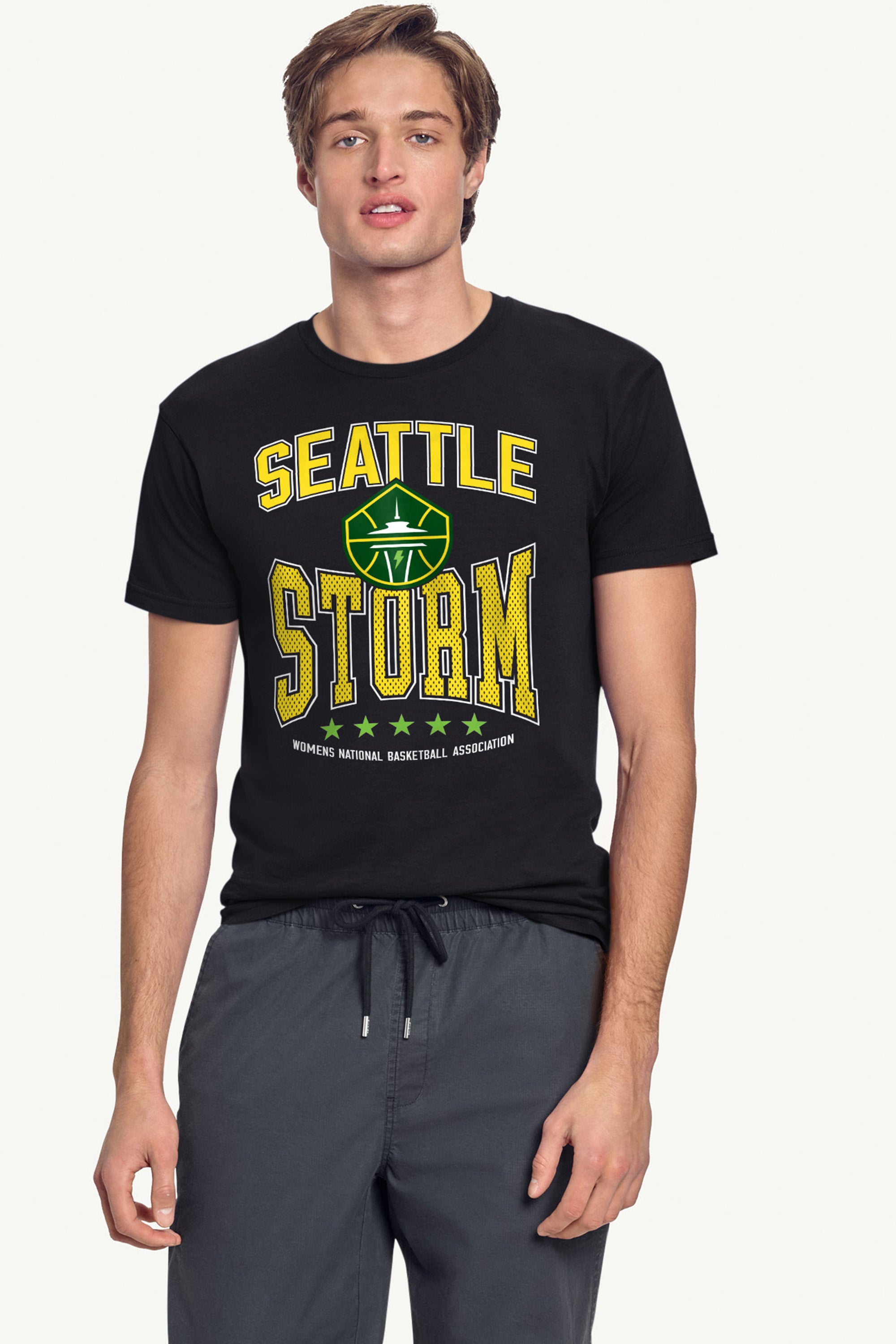 MENS WNBA SEATTLE STORM CENTER SQUEEZE T SHIRT View 4 | Seattle Storm