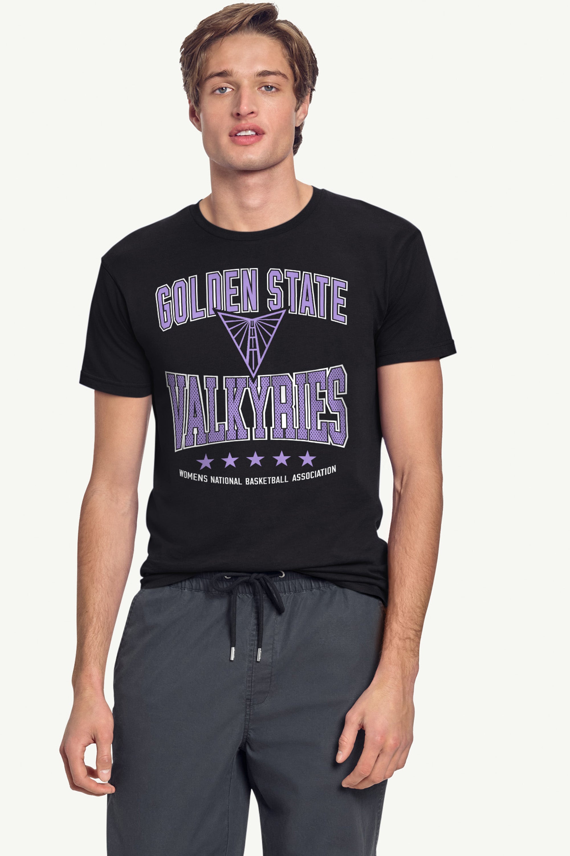 MENS WNBA GOLDEN STATE VALKYRIES CENTER SQUEEZE T SHIRT View 4 | Golden State Valkyries