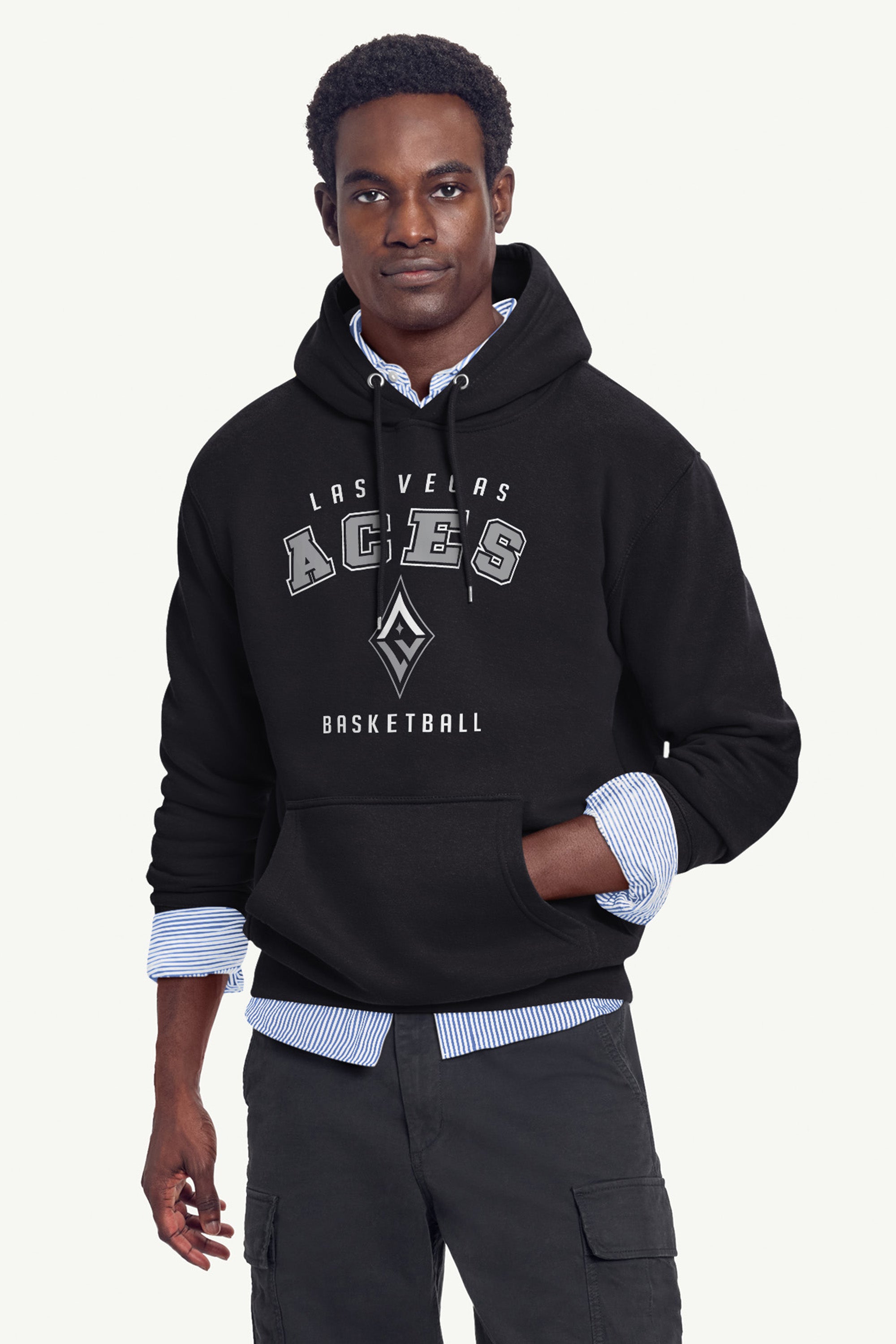 MENS LAS VEGAS ACES LOGO HOODIE View 3