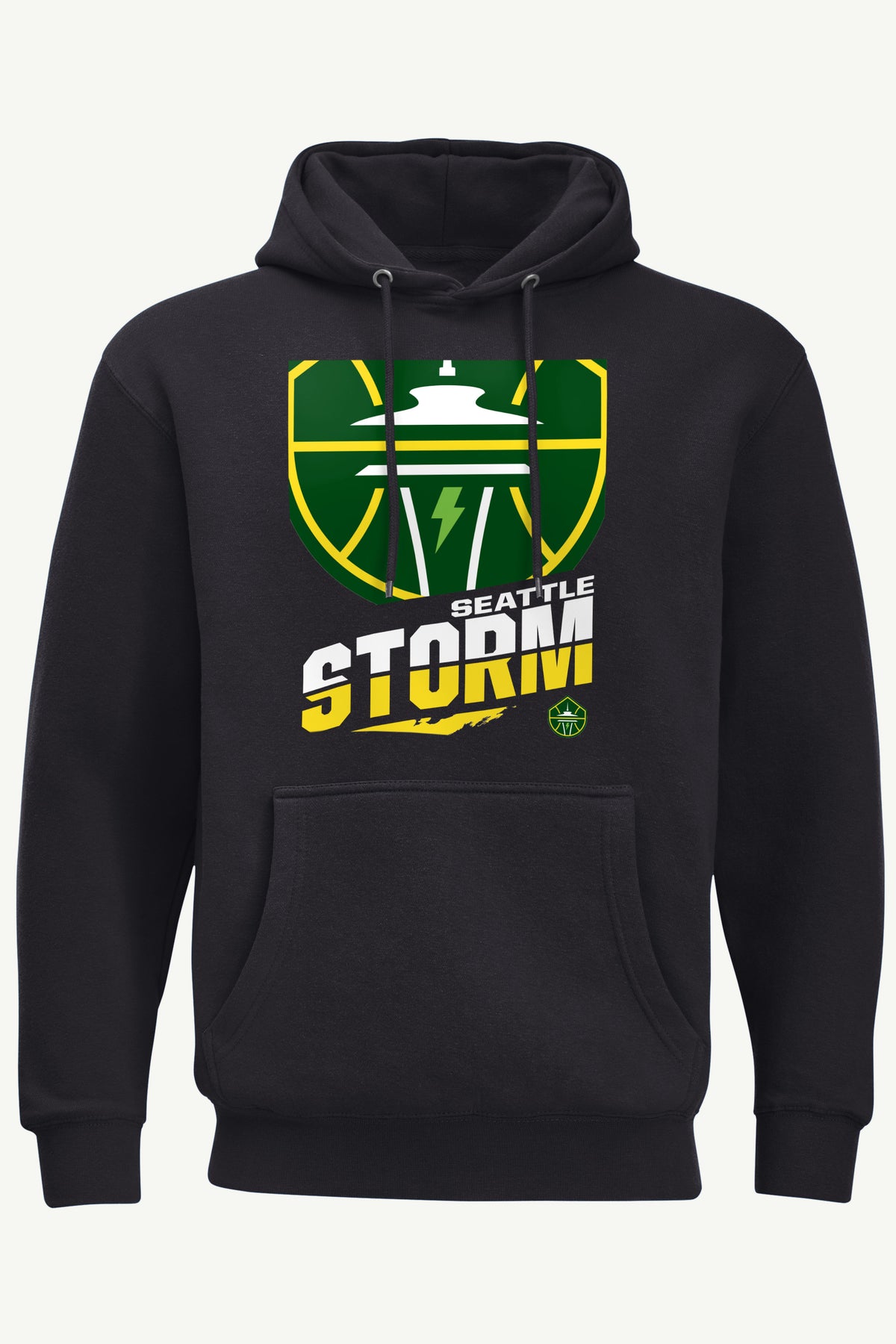 MENS SEATTLE STORM LOGO ZOOM PRINTED HOODIE View 1