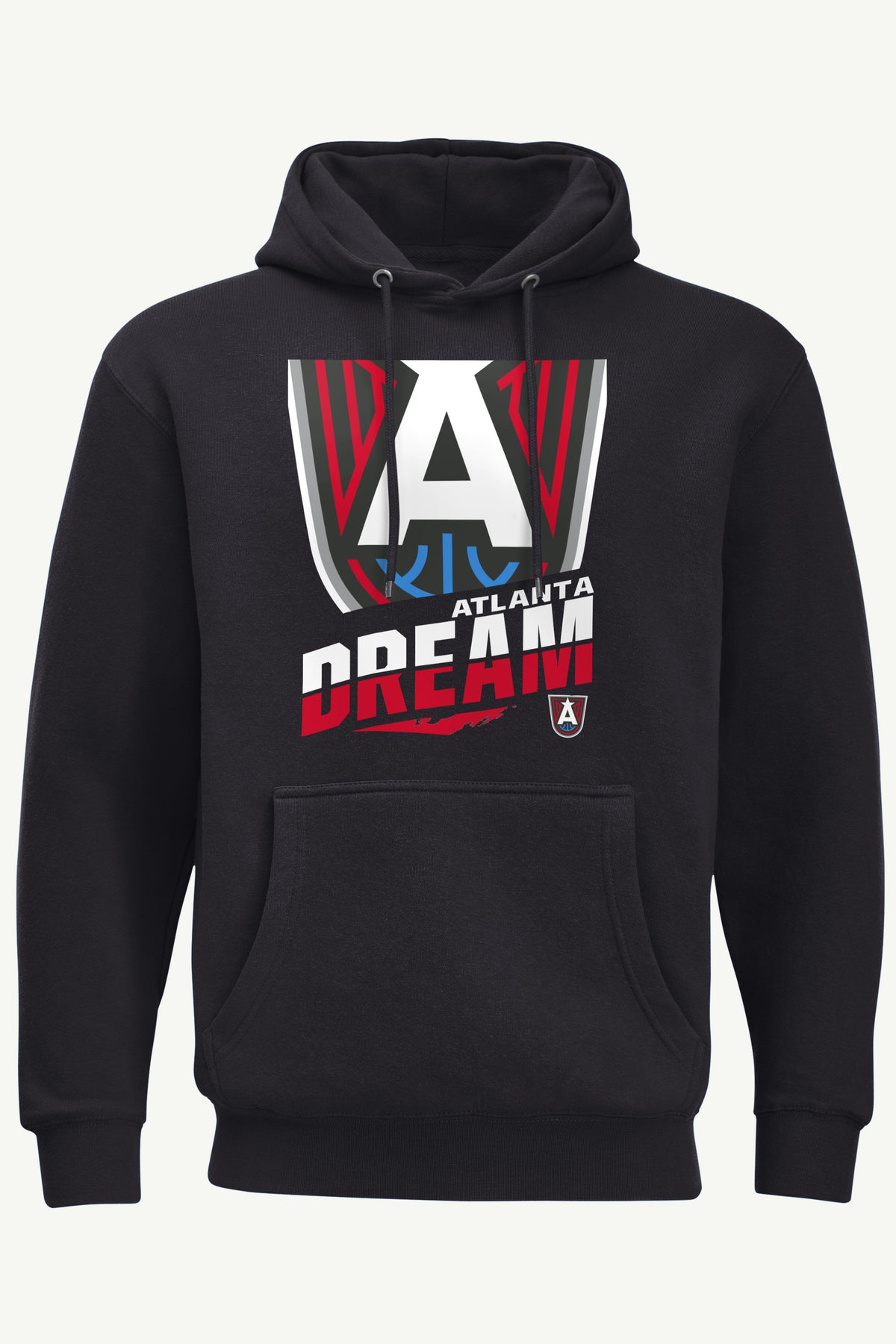 MENS ATLANTA DREAM LOGO ZOOM PRINTED HOODIE View 1