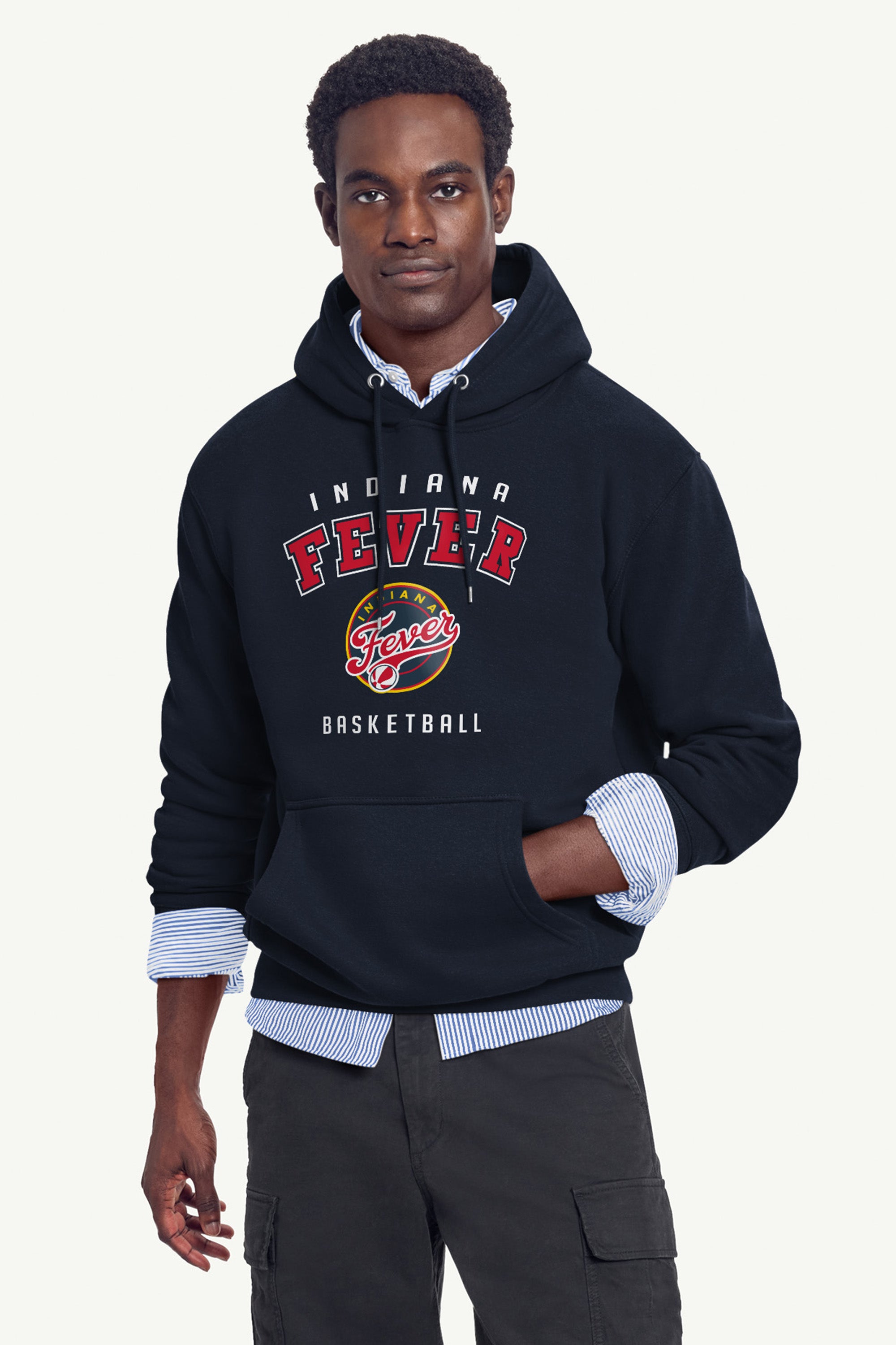 MENS INDIANA FEVER LOGO HOODIE View 3