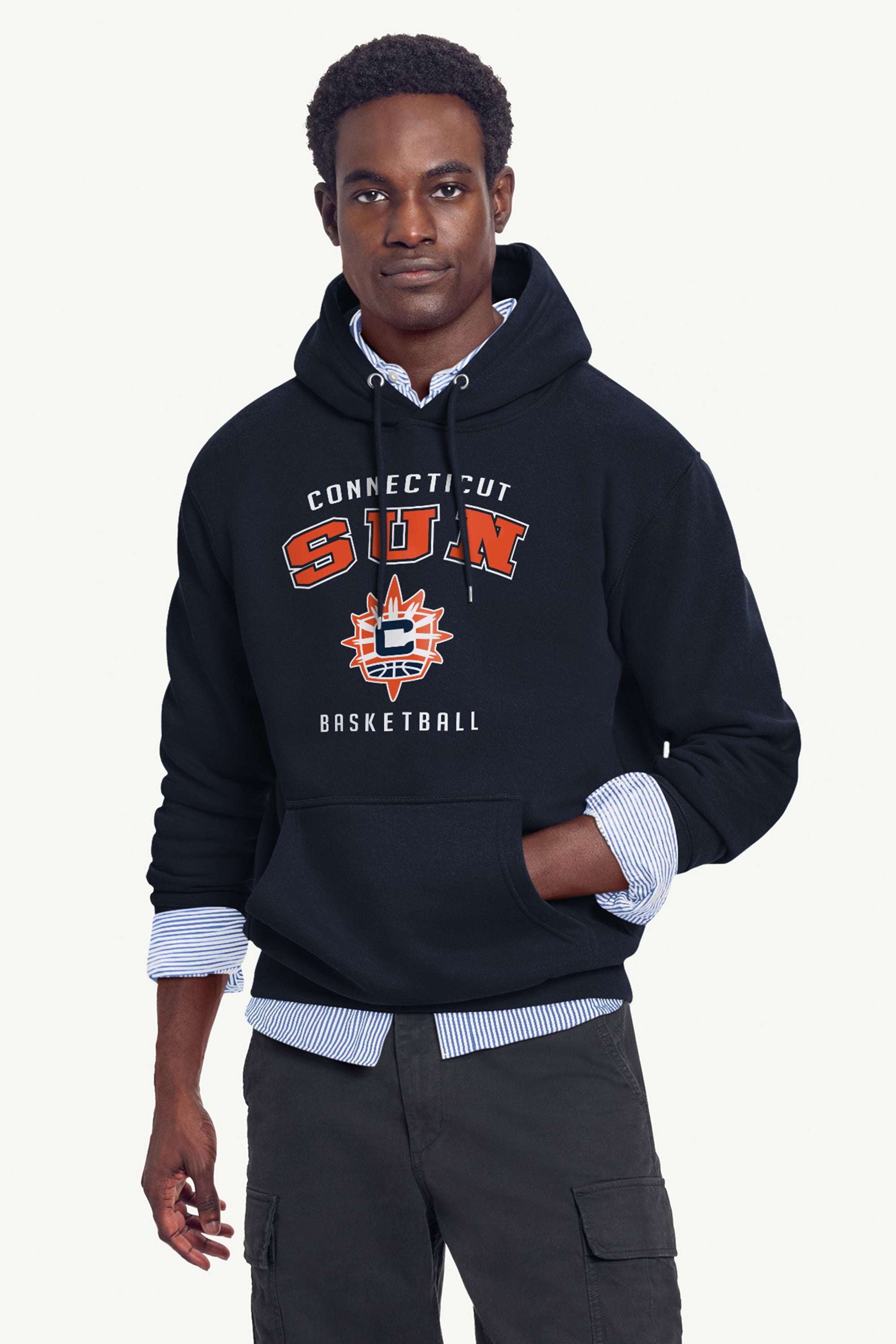 MENS CONNECTICUT SUN LOGO HOODIE View 3