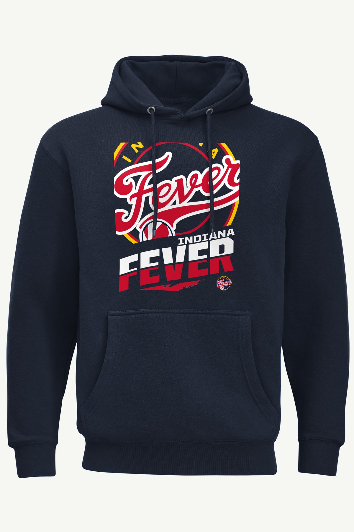 MENS INDIANA FEVER LOGO ZOOM PRINTED HOODIE View 1