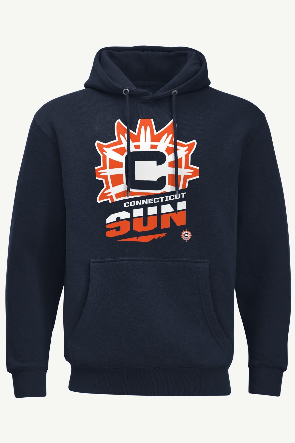 MENS CONNECTICUT SUN LOGO ZOOM PRINTED HOODIE View 1
