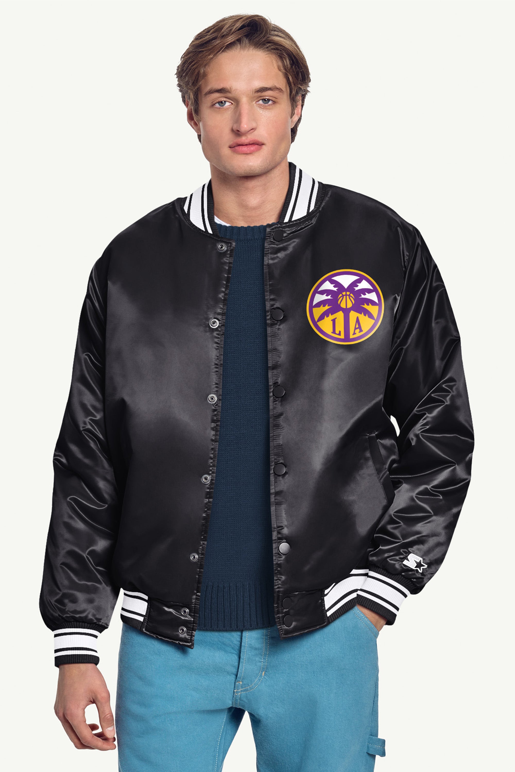 MENS WNBA LOS ANGELES SPARKS VARSITY JACKET View 3 | Men's New Arrivals