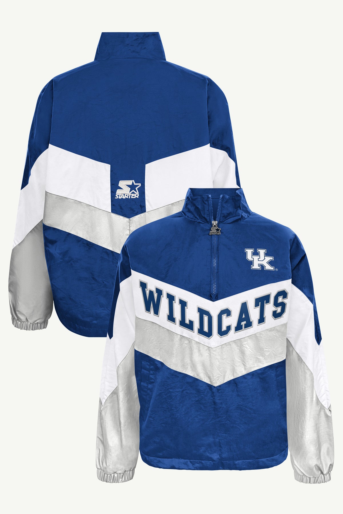 WOMENS KENTUCKY WILDCATS YARDLINE QUARTER ZIP JACKET View 1