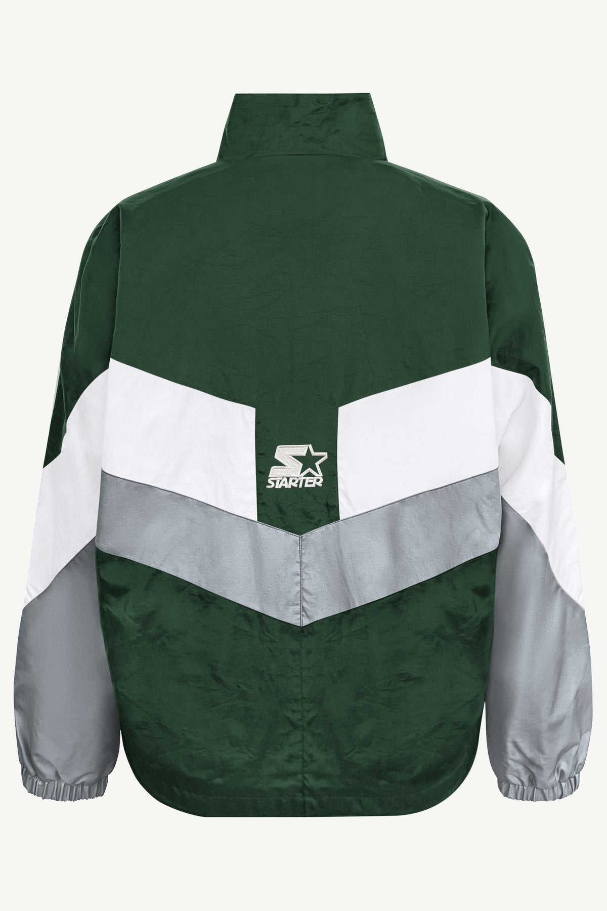 WOMENS MICHIGAN STATE SPARTANS YARDLINE QUARTER ZIP JACKET View 3