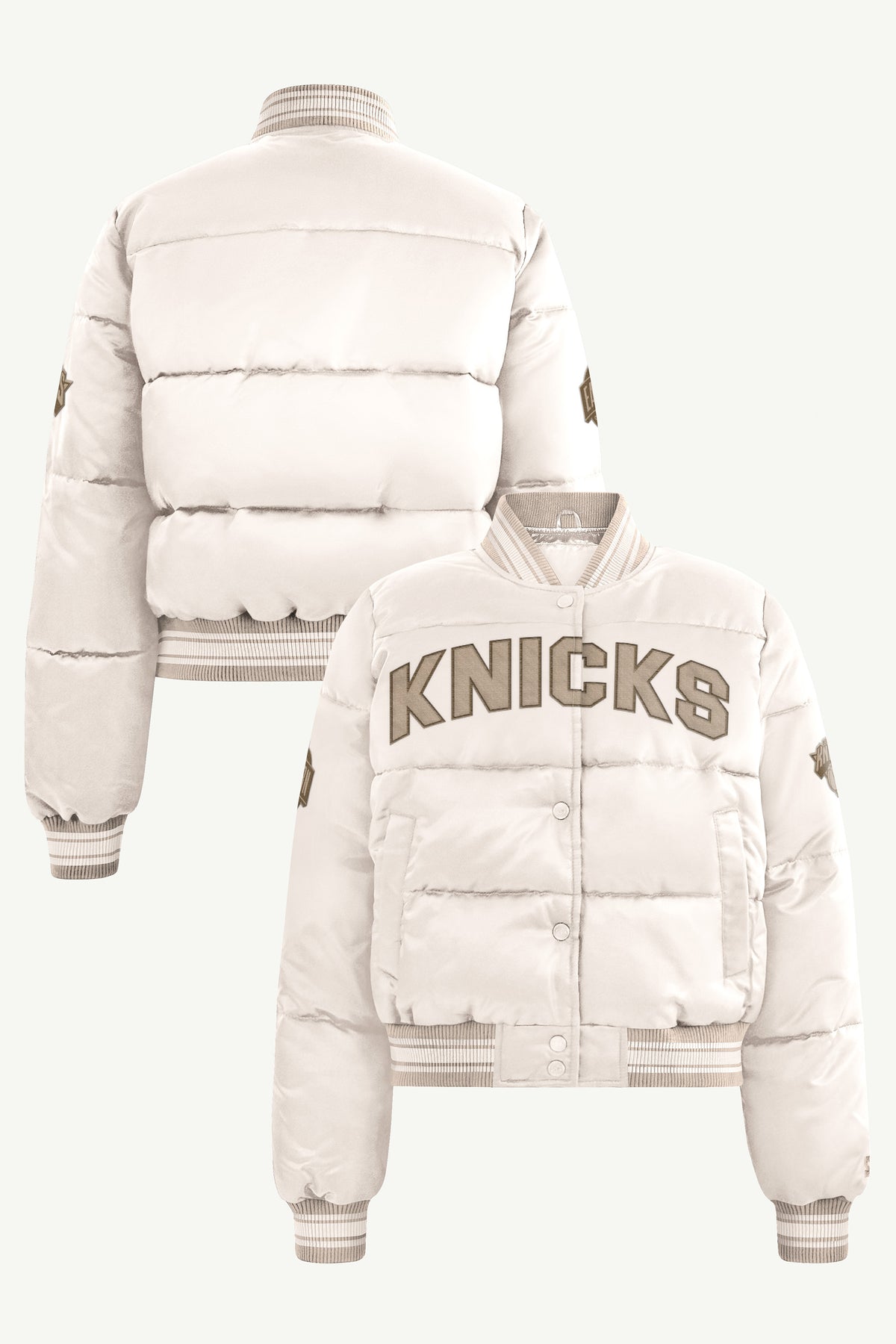 WOMENS NEW YORK KNICKS PUMP FAKE JACKET View 1 | New York Knicks