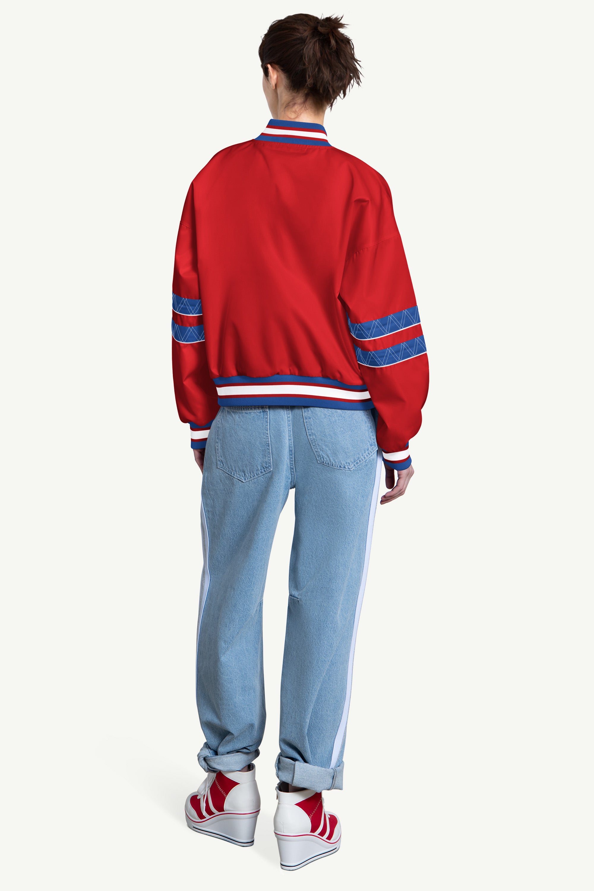 WOMENS PHILADELPHIA PHILLIES INTERCEPTION VARSITY JACKET View 2 | MLB